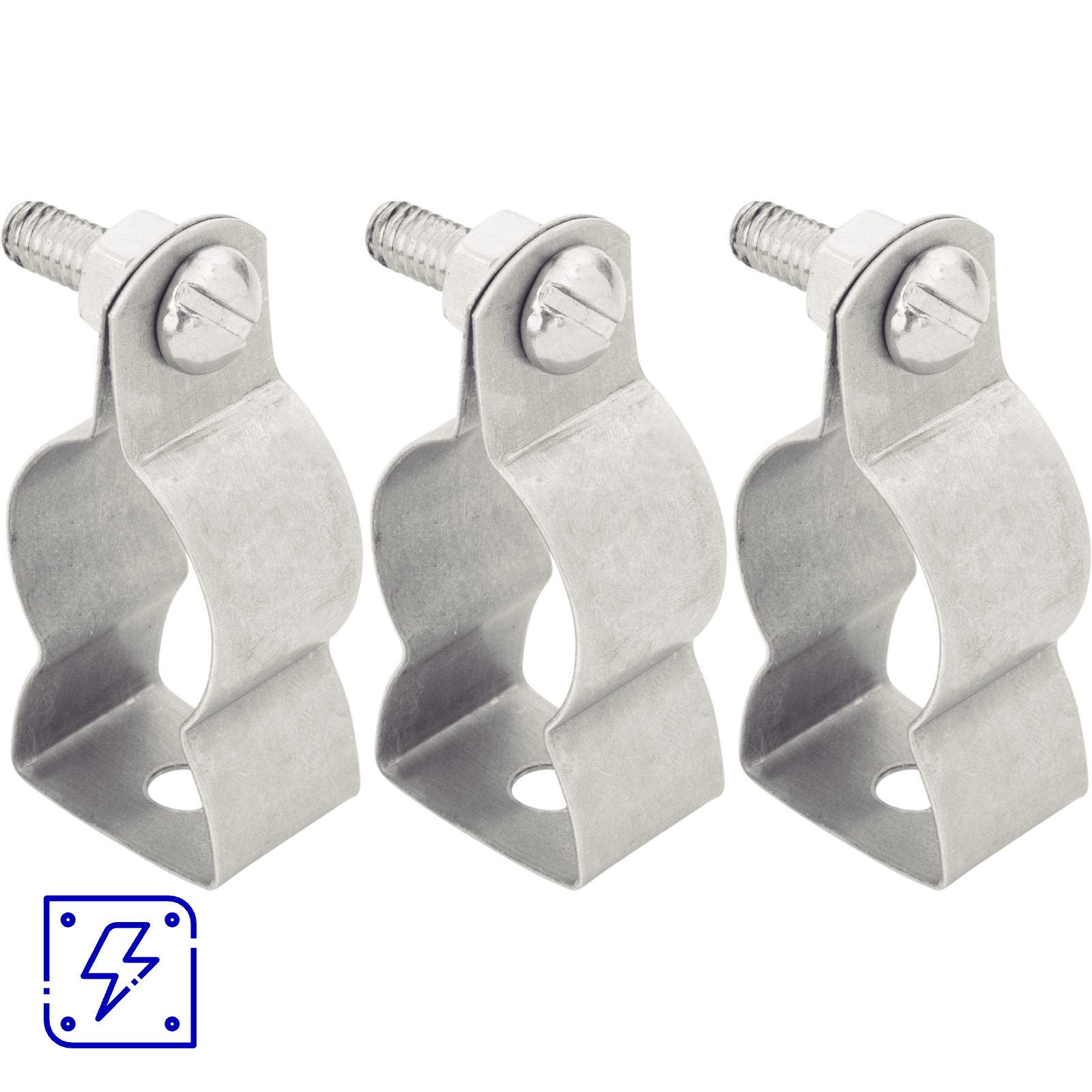 Abraçadeira tipo D 1/2" Tramontina com 3 Unidades 20 UNIDADES EMB.MINIMA