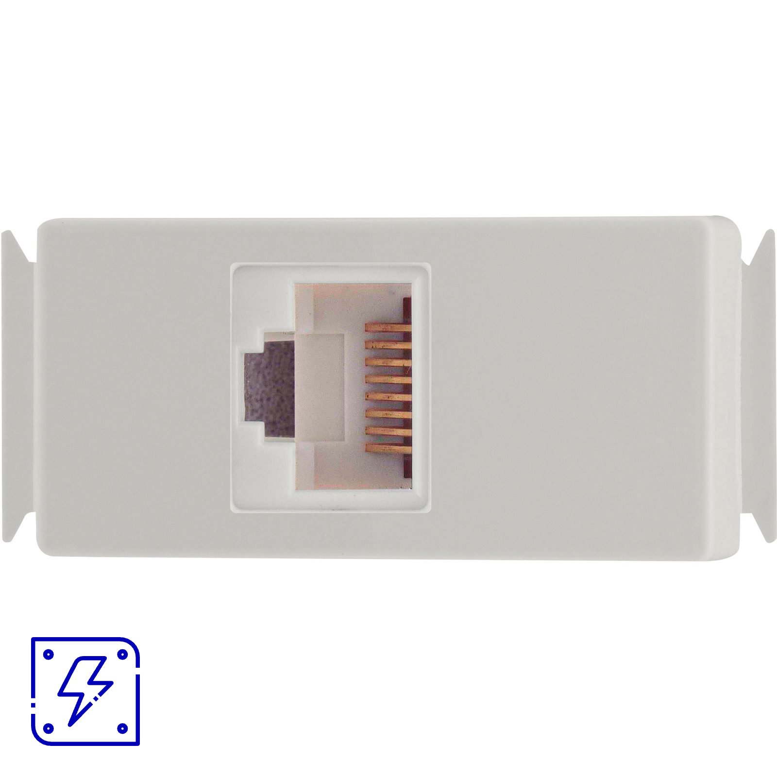 Módulo para Tomada para Transmissão de Dados RJ45 cat. 6 Tramontina Aria Branco 20 UNIDADES EMB.MINIMA
