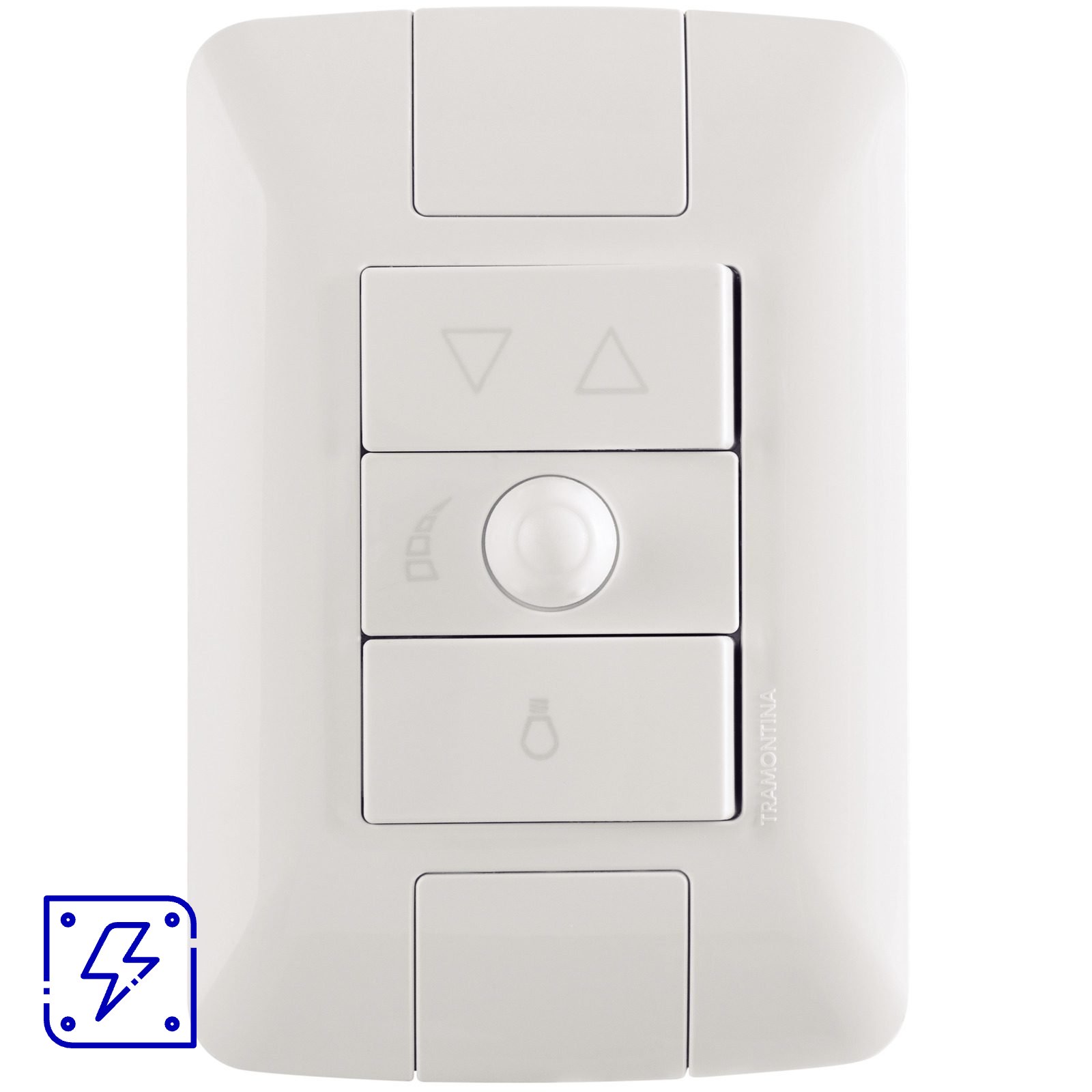 Conjunto 4x2 Variador de Ventilador Bivolt Tramontina Aria Branco 2 UNIDADES EMB.MINIMA