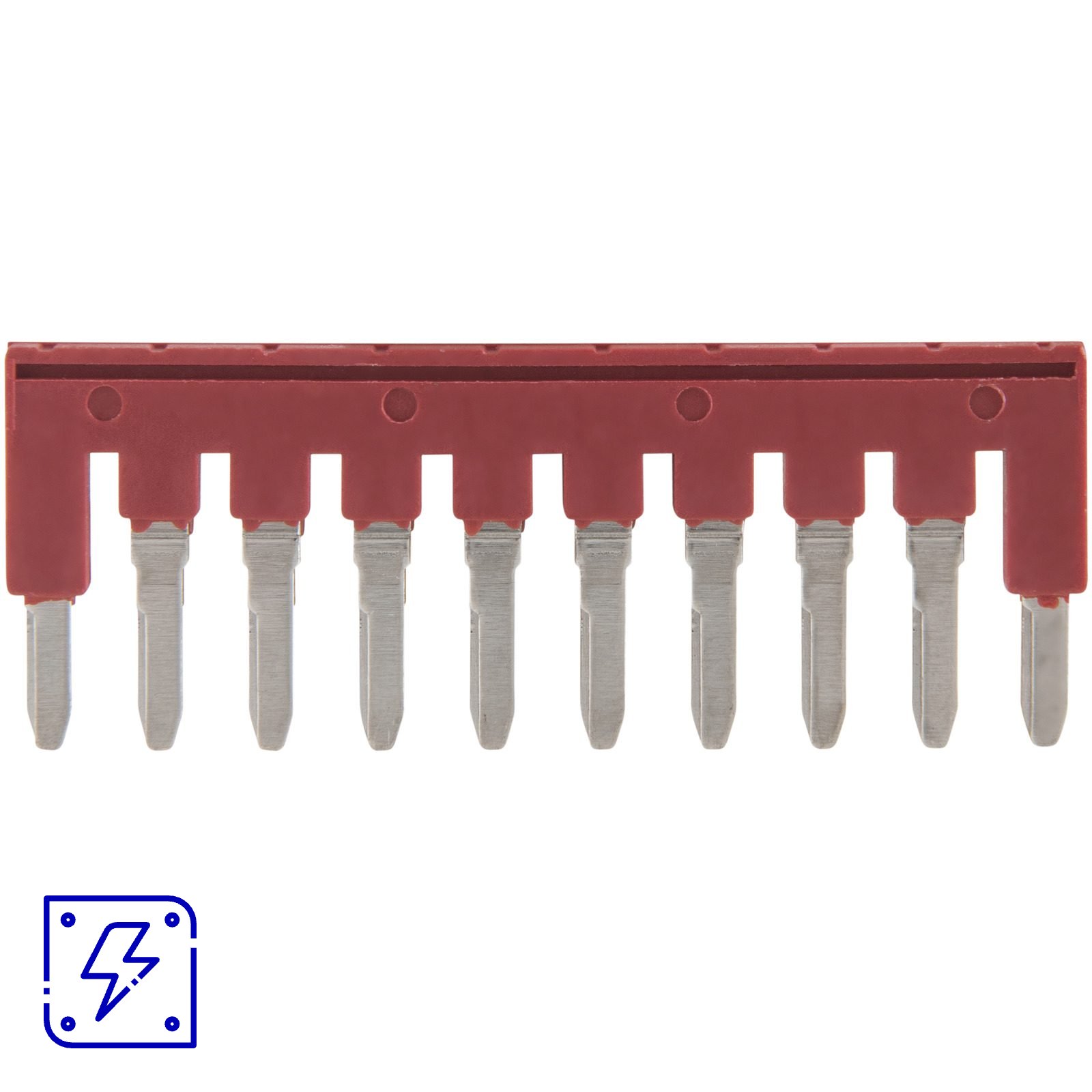 Barra de Conexão para Borne Push-In 4 mm² com 10 Conexões Tramontina TPB-BC4/10P 10 peças. 1 UNIDADES EMB.MINIMA