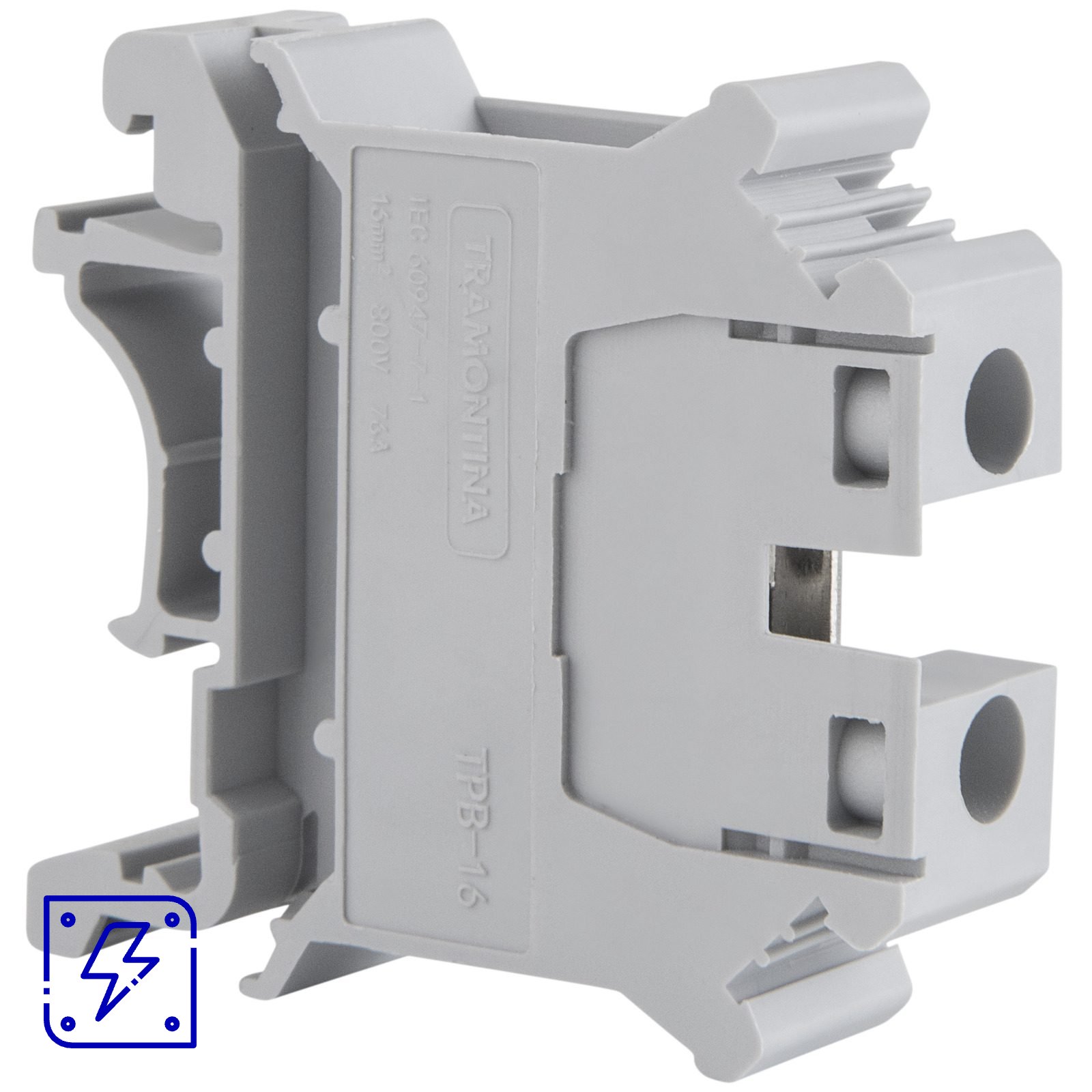 Borne de Conexão a Parafuso Cinza 16 mm² Tramontina TPB-16 50 UNIDADES EMB.MINIMA