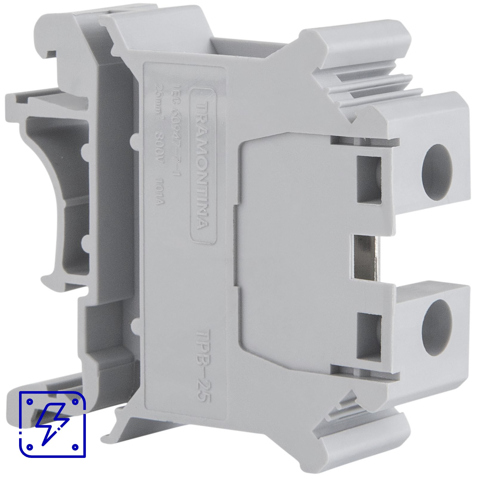 Borne de Conexão a Parafuso Cinza 25 mm² Tramontina TPB-25 40 UNIDADES EMB.MINIMA