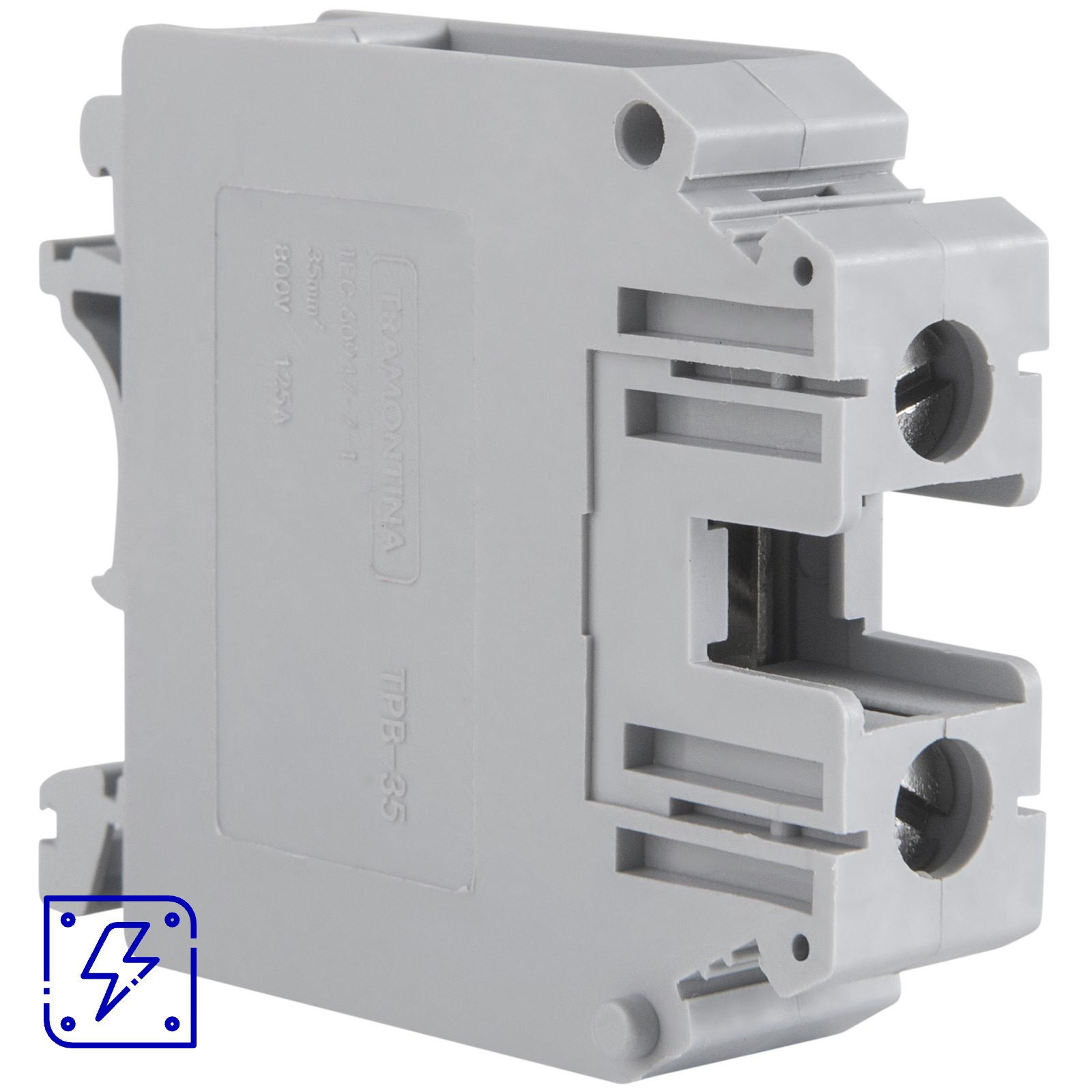 Borne de Conexão a Parafuso Cinza 35 mm² Tramontina TPB-35 20 UNIDADES EMB.MINIMA