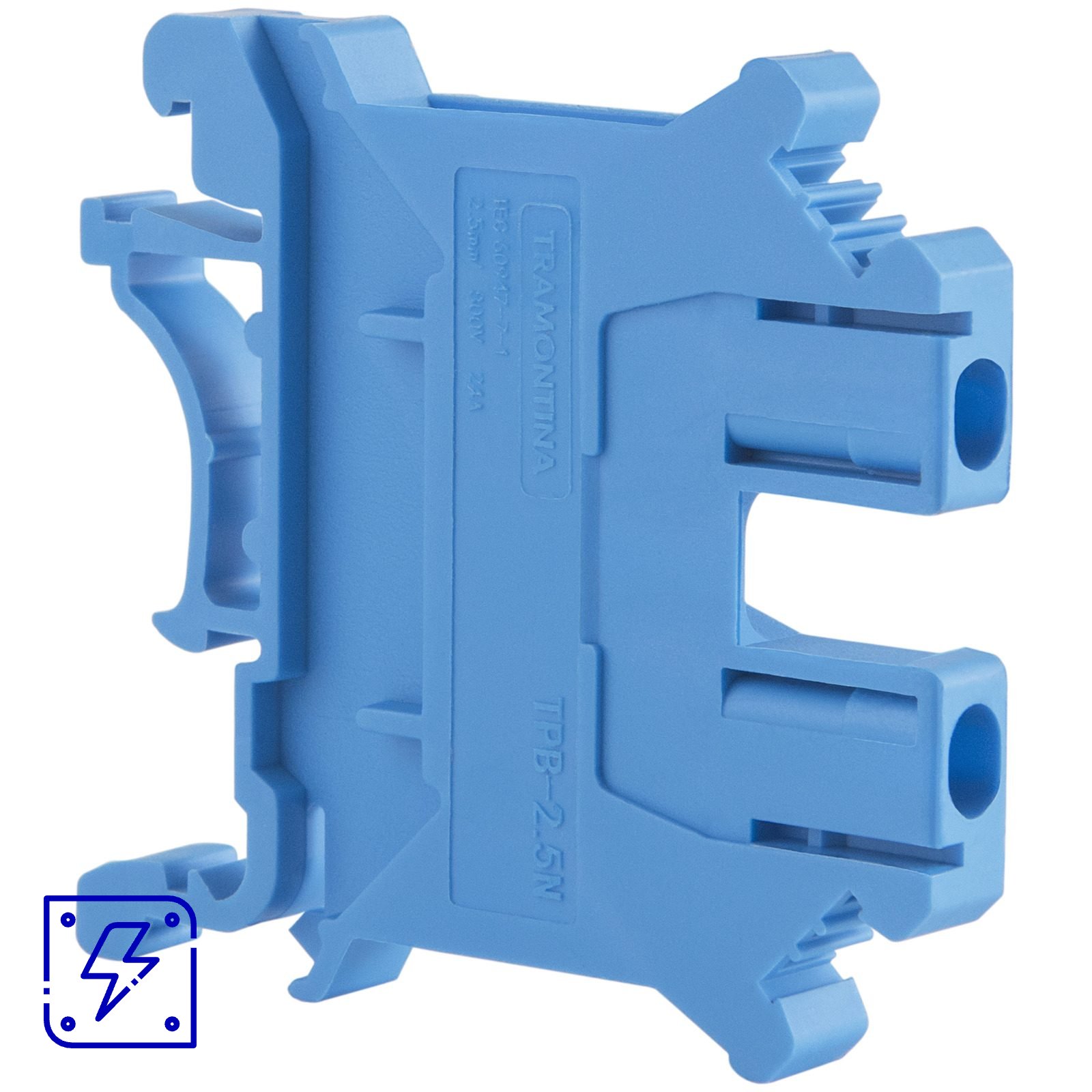 Borne de Conexão a Parafuso Azul 2,5 mm² Tramontina TPB-2,5N 100 UNIDADES EMB.MINIMA