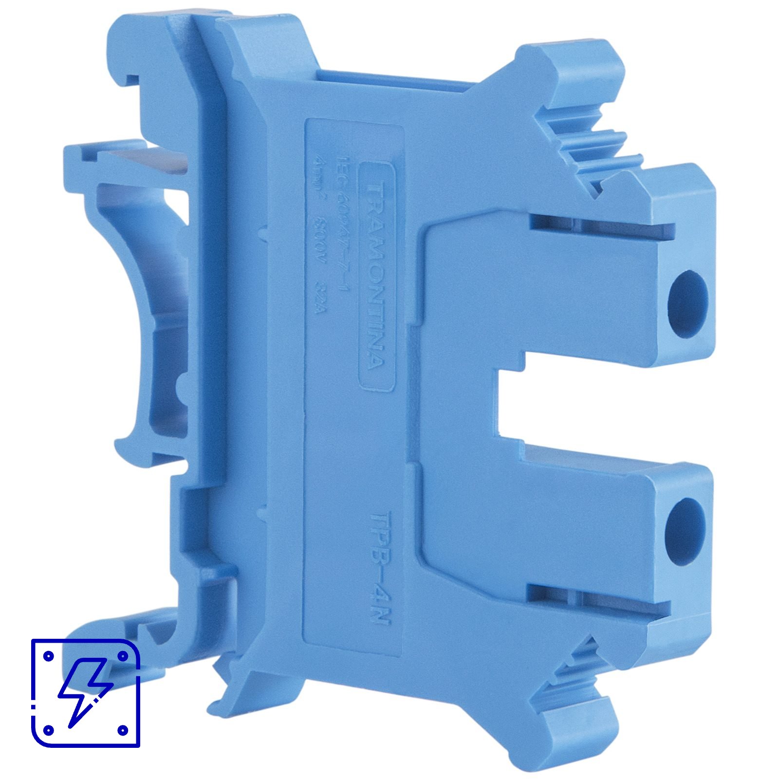 Borne de Conexão a Parafuso Azul 4 mm² Tramontina TPB-4N 100 UNIDADES EMB.MINIMA