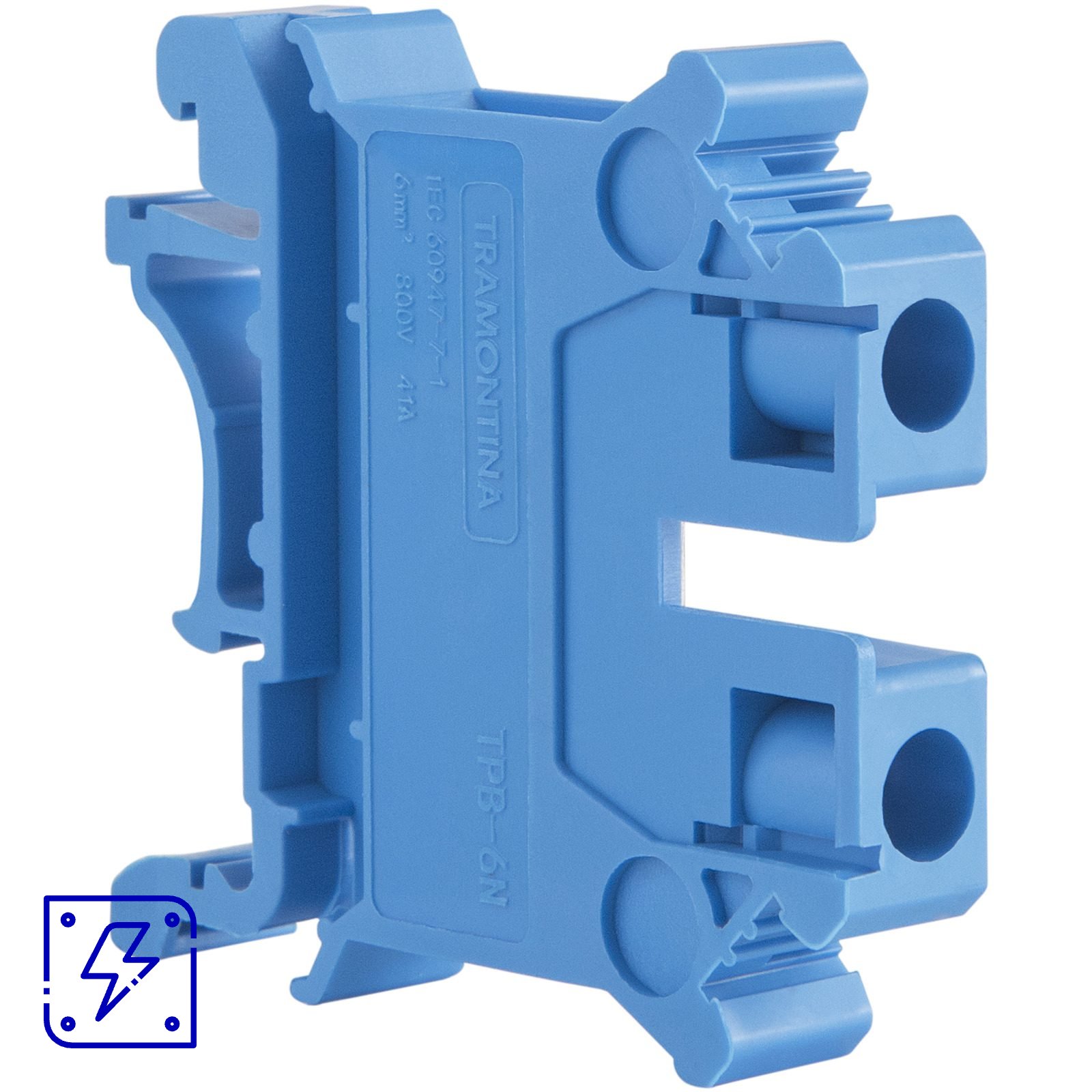 Borne de Conexão a Parafuso Azul 6 mm² Tramontina TPB-6N 50 UNIDADES EMB.MINIMA