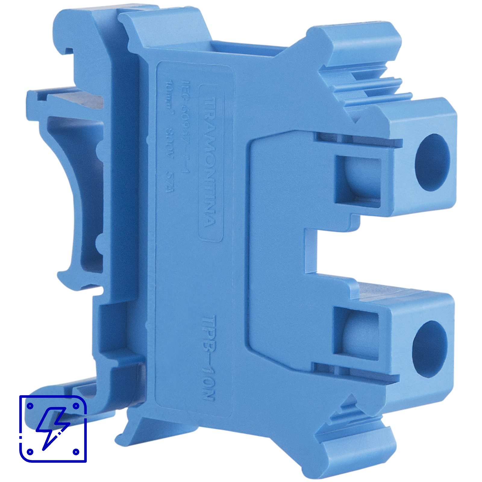 Borne de Conexão a Parafuso Azul 10 mm² Tramontina TPB-10N 50 UNIDADES EMB.MINIMA