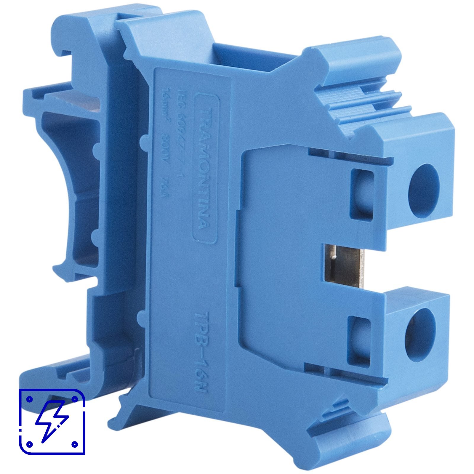Borne de Conexão a Parafuso Azul 16 mm² Tramontina TPB-16N 50 UNIDADES EMB.MINIMA