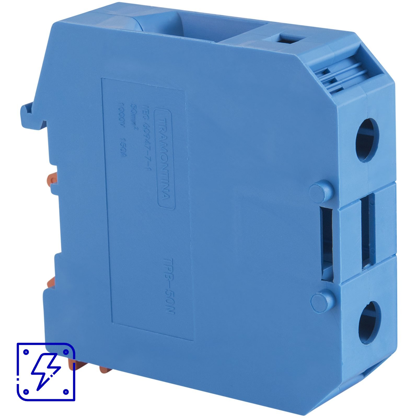 Borne de Conexão a Parafuso Azul 50 mm² Tramontina TPB-50N 10 UNIDADES EMB.MINIMA