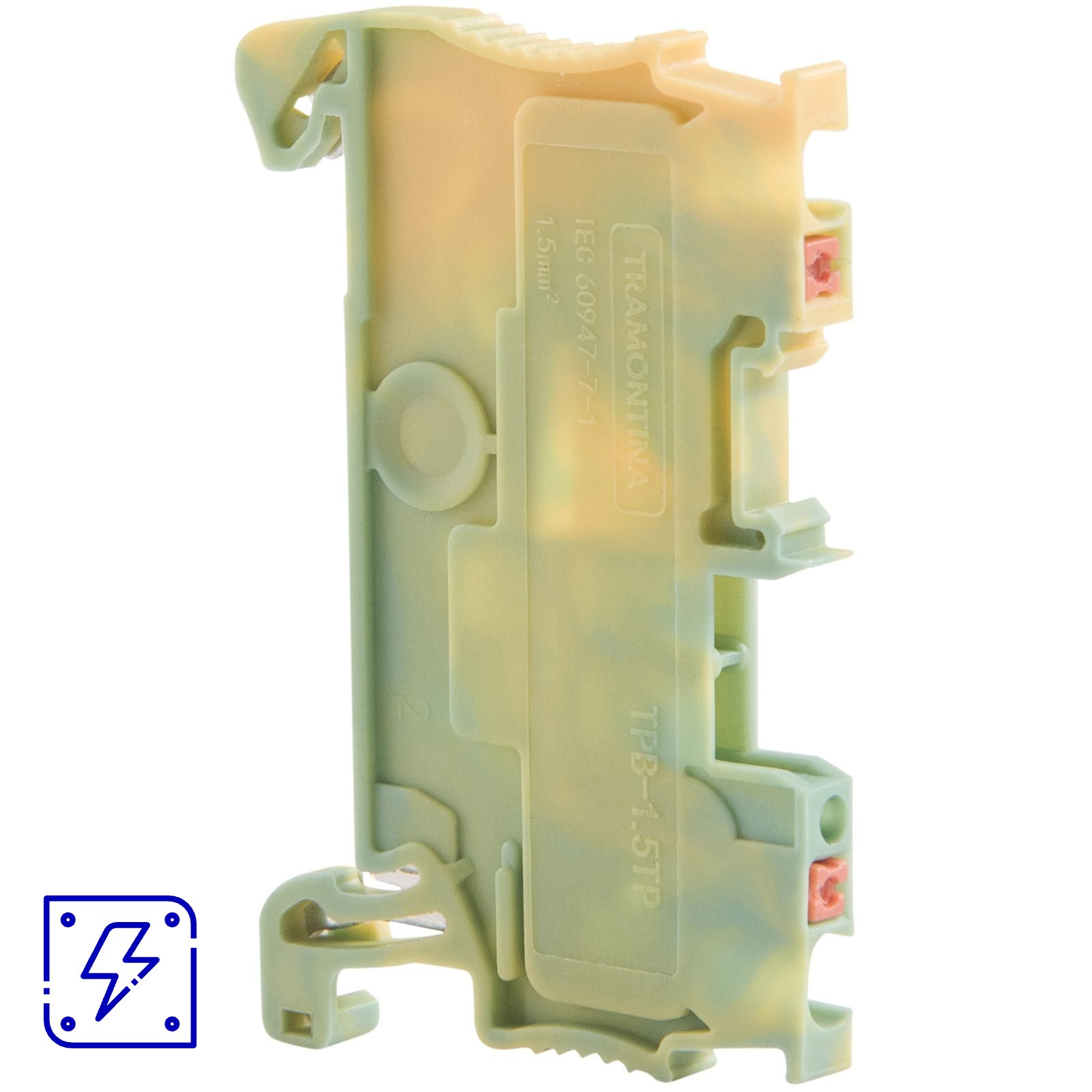 Borne de Conexão Push-In Verde/Amarelo 1,5 mm² Tramontina TPB-1.5TP 100 UNIDADES EMB.MINIMA