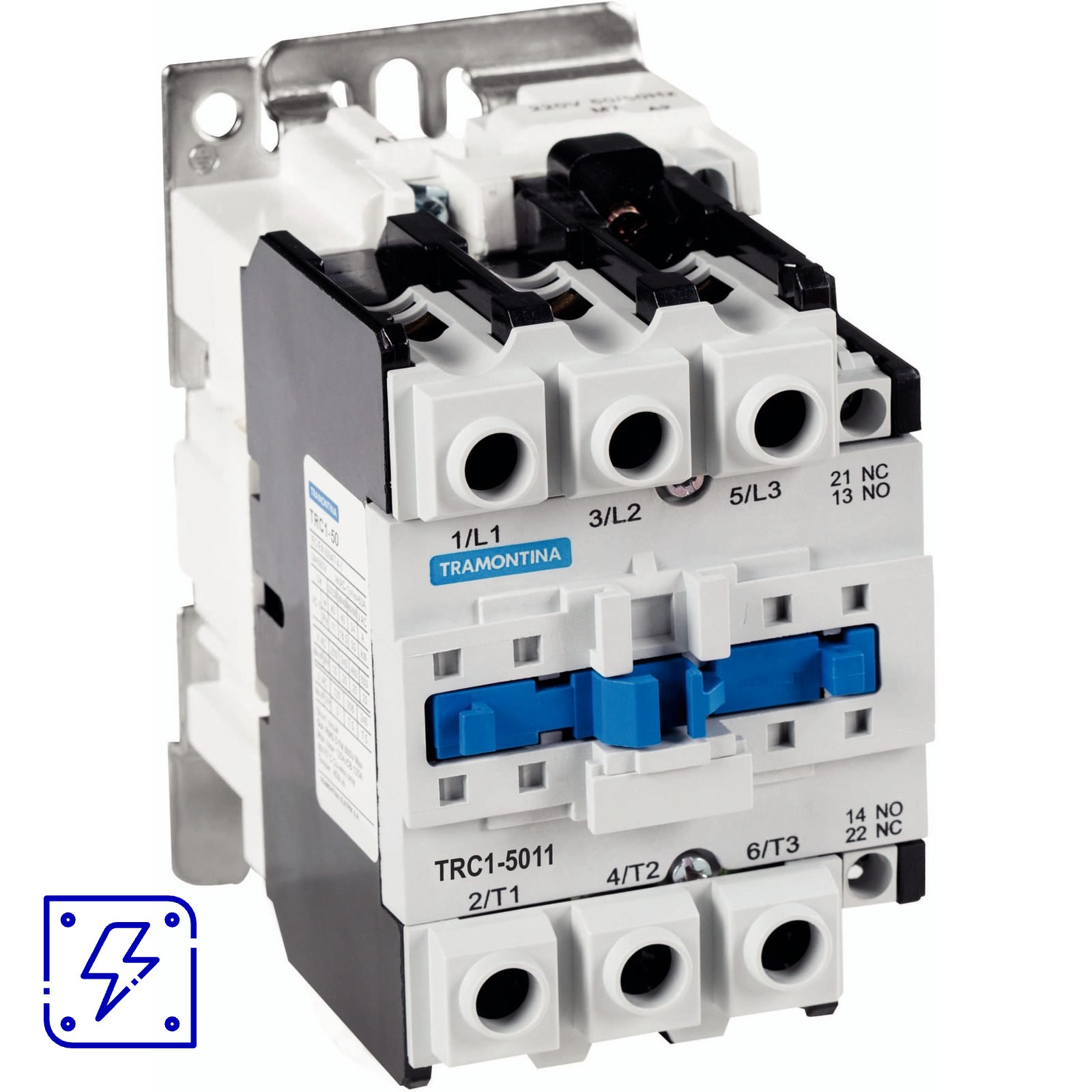 Contator Tripolar Tramontina TRC1-5011 50 A 220 Vca 1NA+1NF 1 UNIDADES EMB.MINIMA