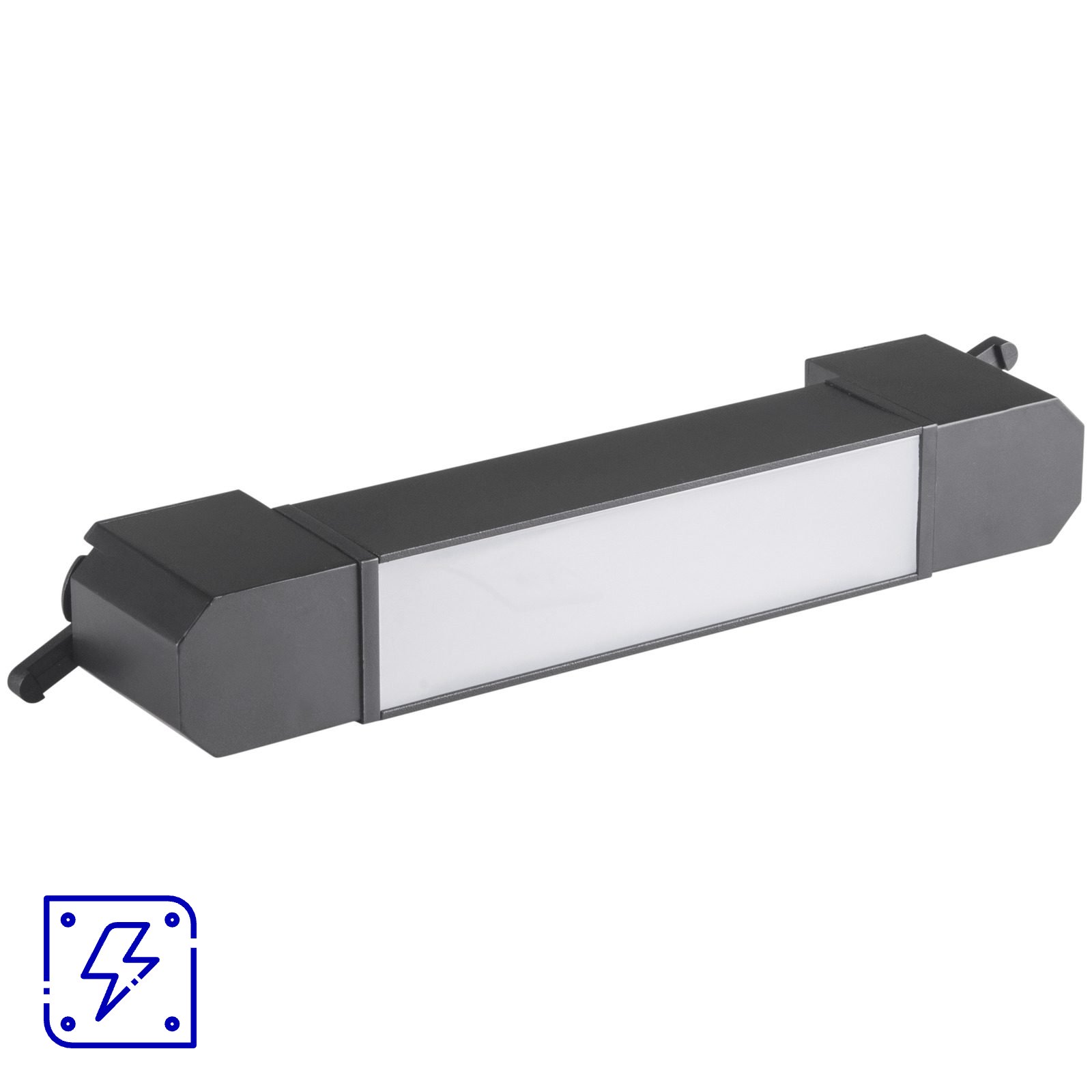 Luminária Difusa 10 W Tramontina Preta 3000 K Luz Amarela 200 mm 20 UNIDADES EMB.MINIMA