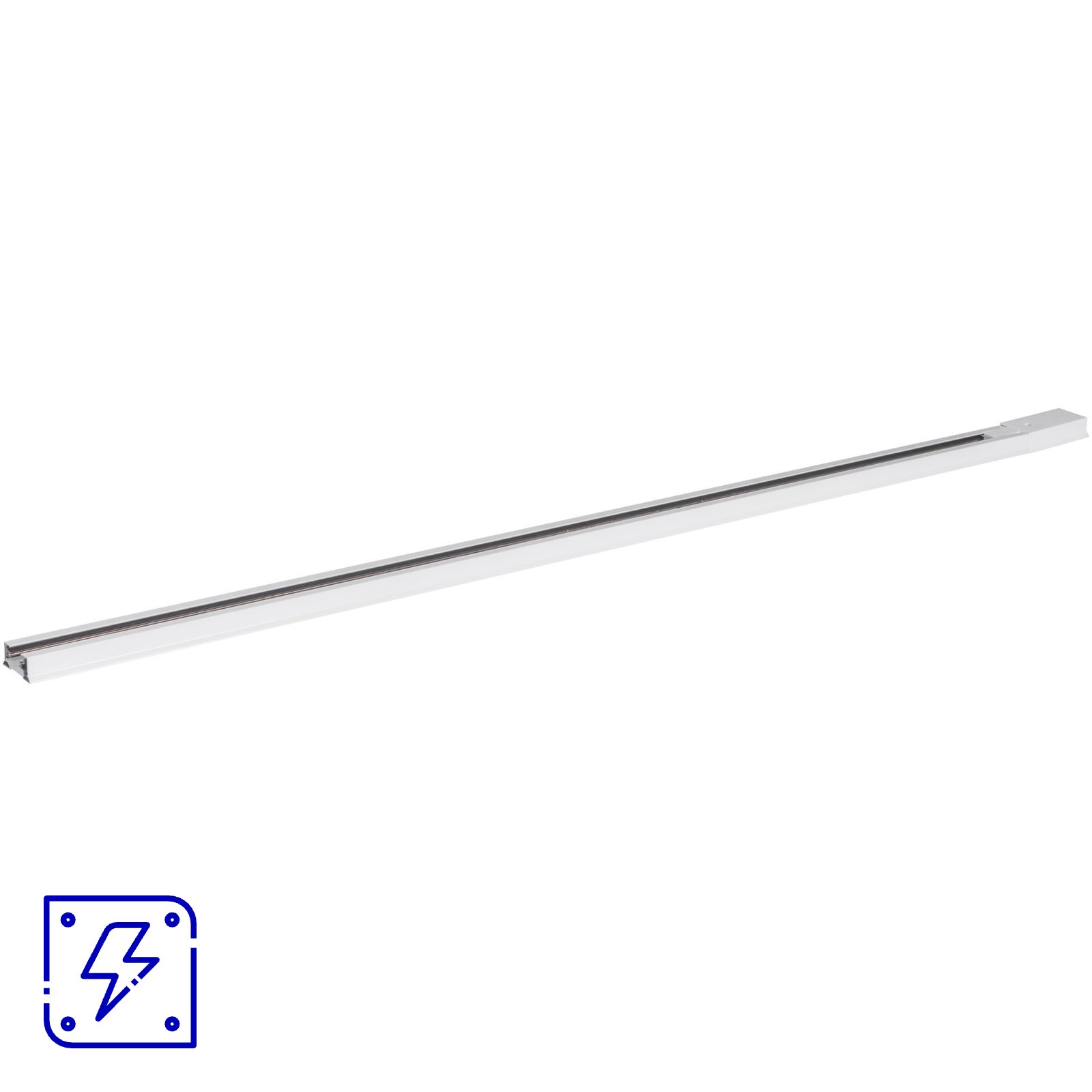 Trilho de Sobrepor Tramontina 1 metro em Aluminio Branco para Uso Interno 20 UNIDADES EMB.MINIMA