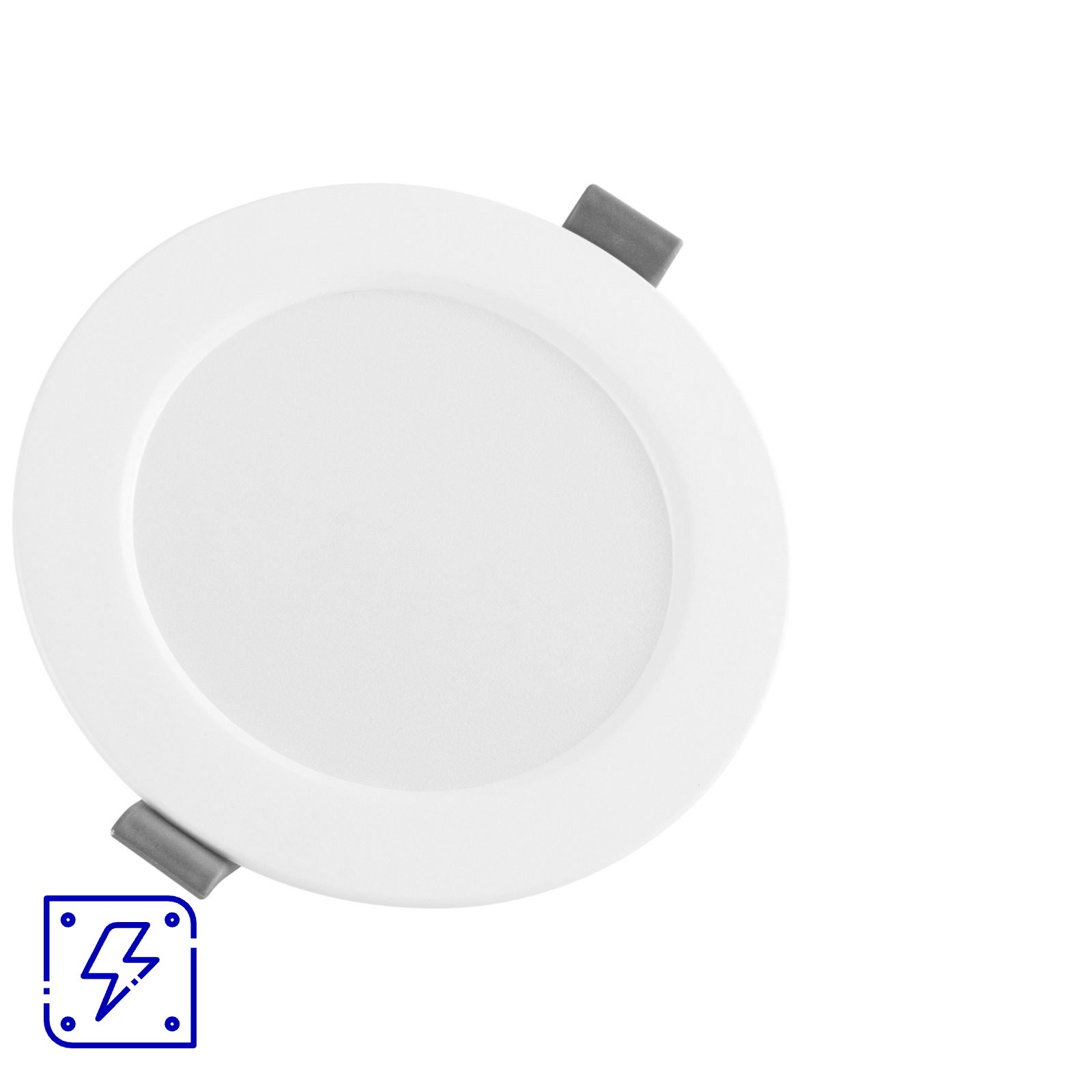 Plafon LED Tramontina Redondo Backlight de Embutir 420 lm 6 W Bivolt 6500 K Luz Branca 90 UNIDADES EMB.MINIMA