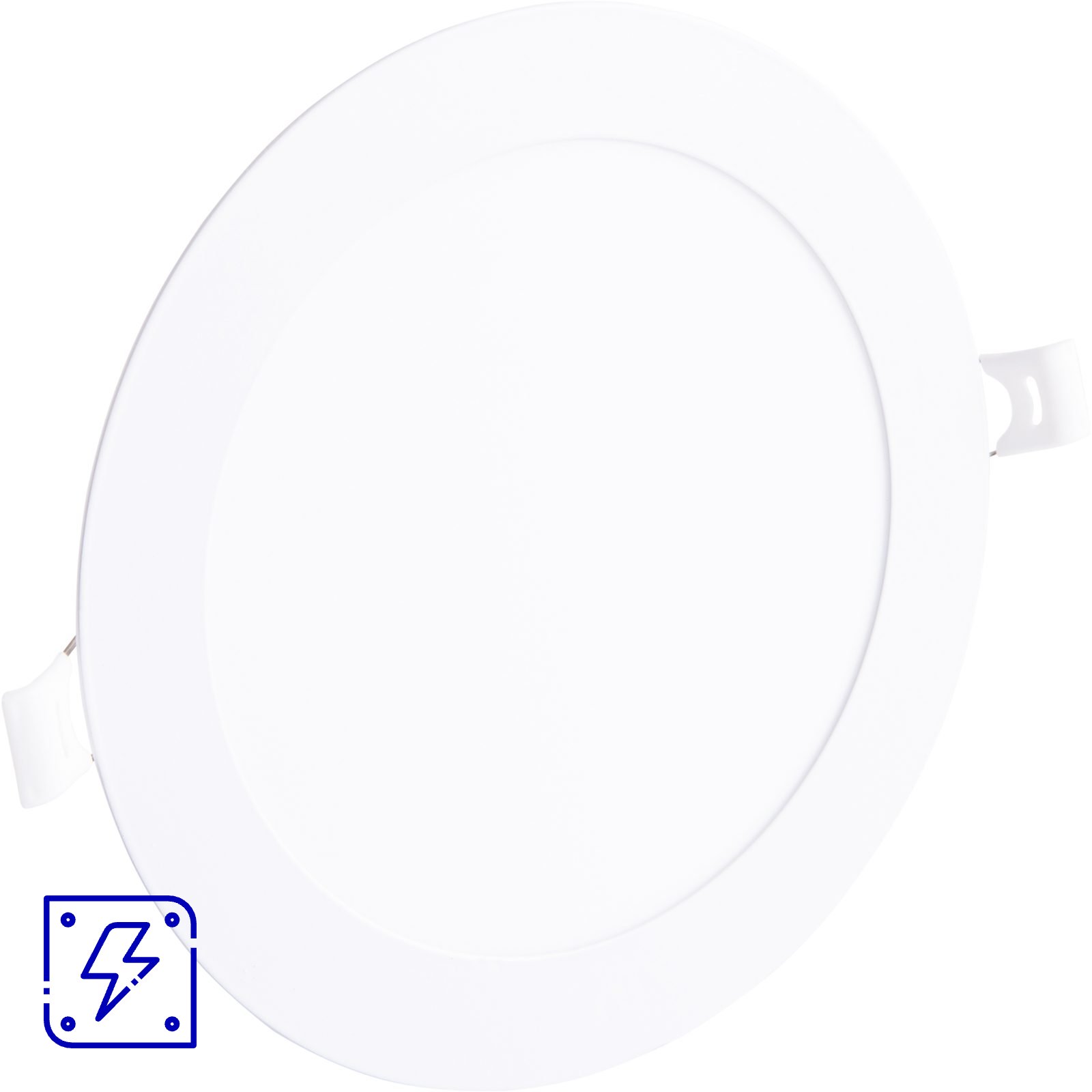 Plafon LED Tramontina Redondo de Embutir 840 lm 12 W 6500 K Luz Branca 40 UNIDADES EMB.MINIMA