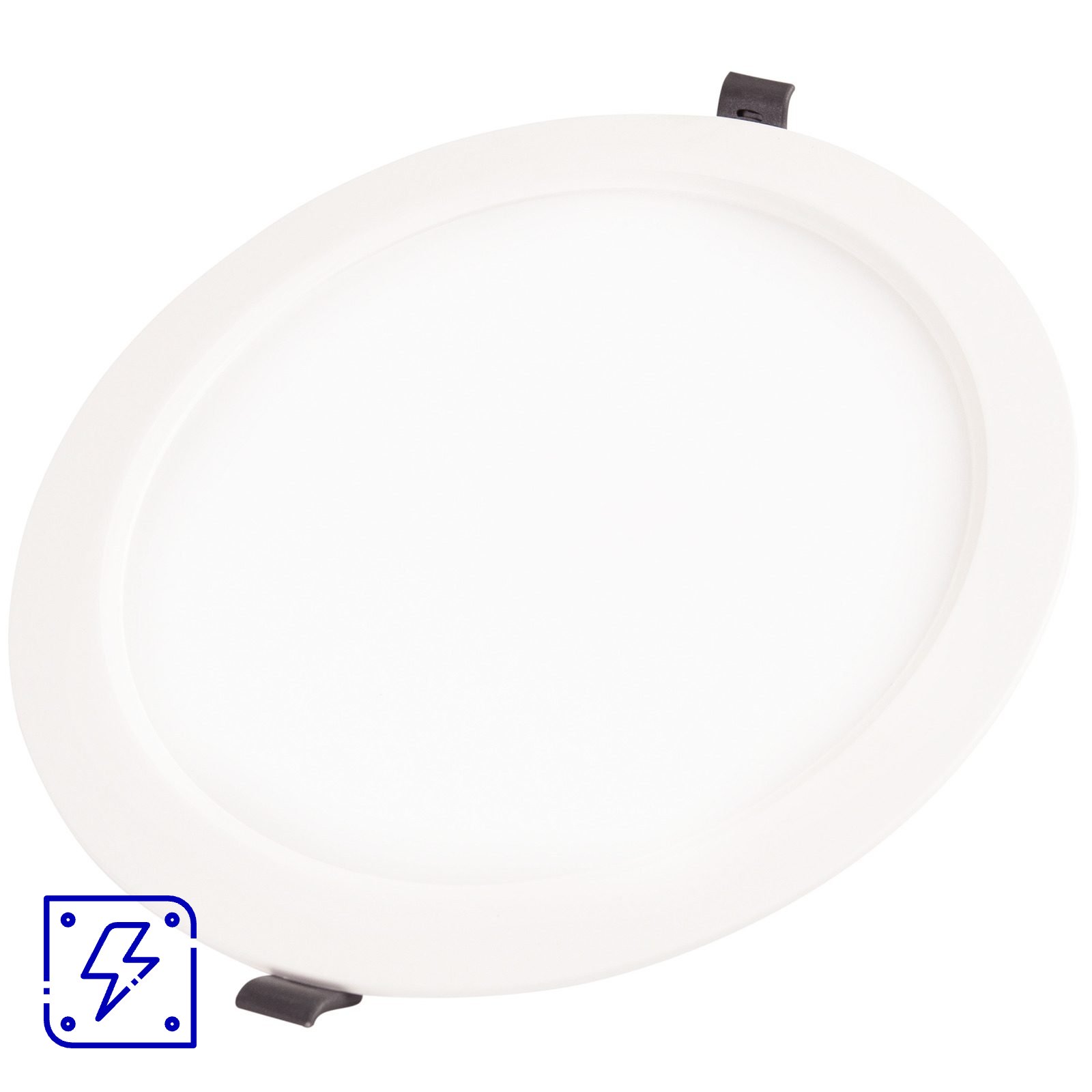 Plafon Fita LED Tramontina Redondo de Embutir Branco 24 W 4000 K 1680 lm Luz Neutra 20 UNIDADES EMB.MINIMA