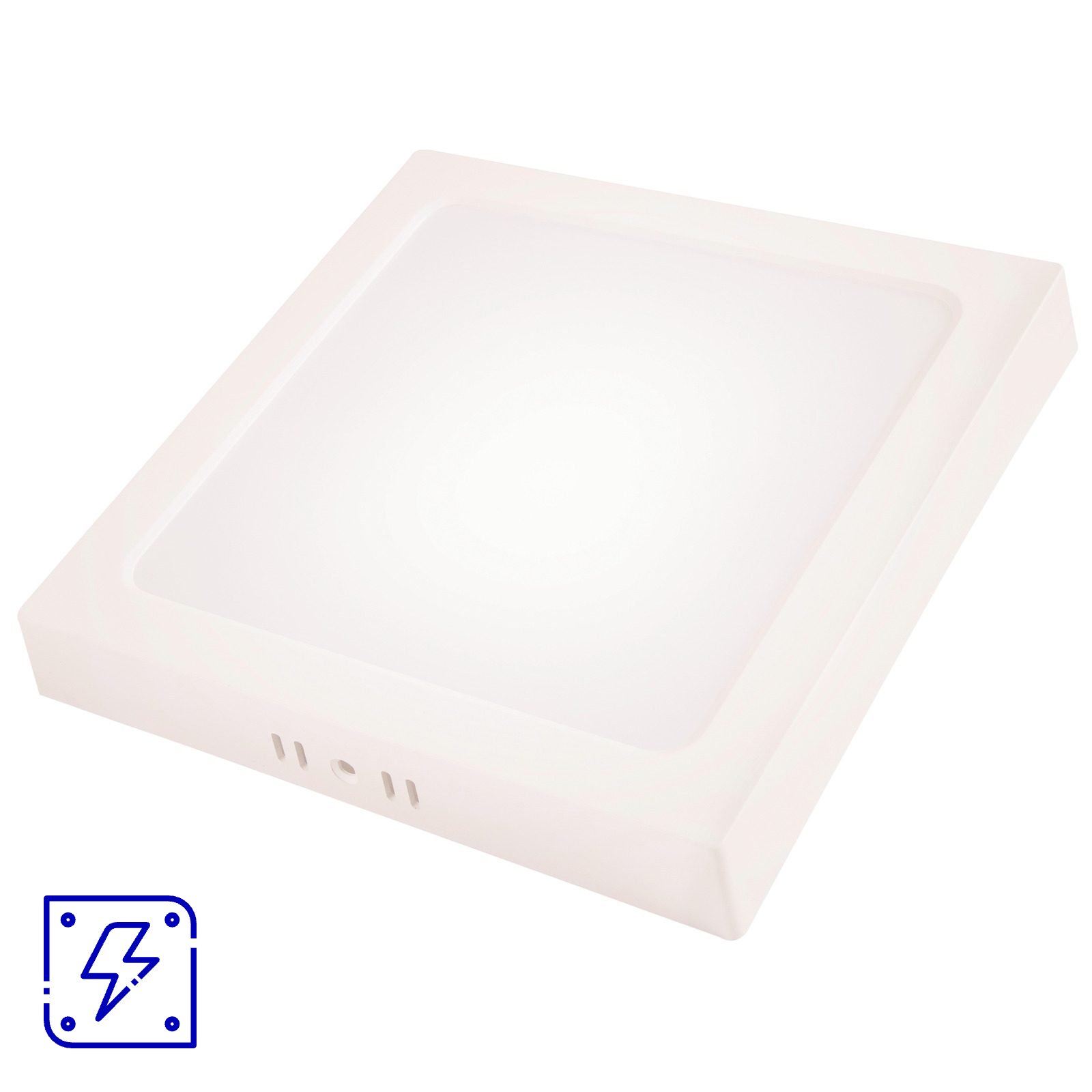 Plafon LED Tramontina Quadrado Backlight de Sobrepor 1000 lm 12 W Bivolt 4000 K Luz Neutra 1 UNIDADES EMB.MINIMA