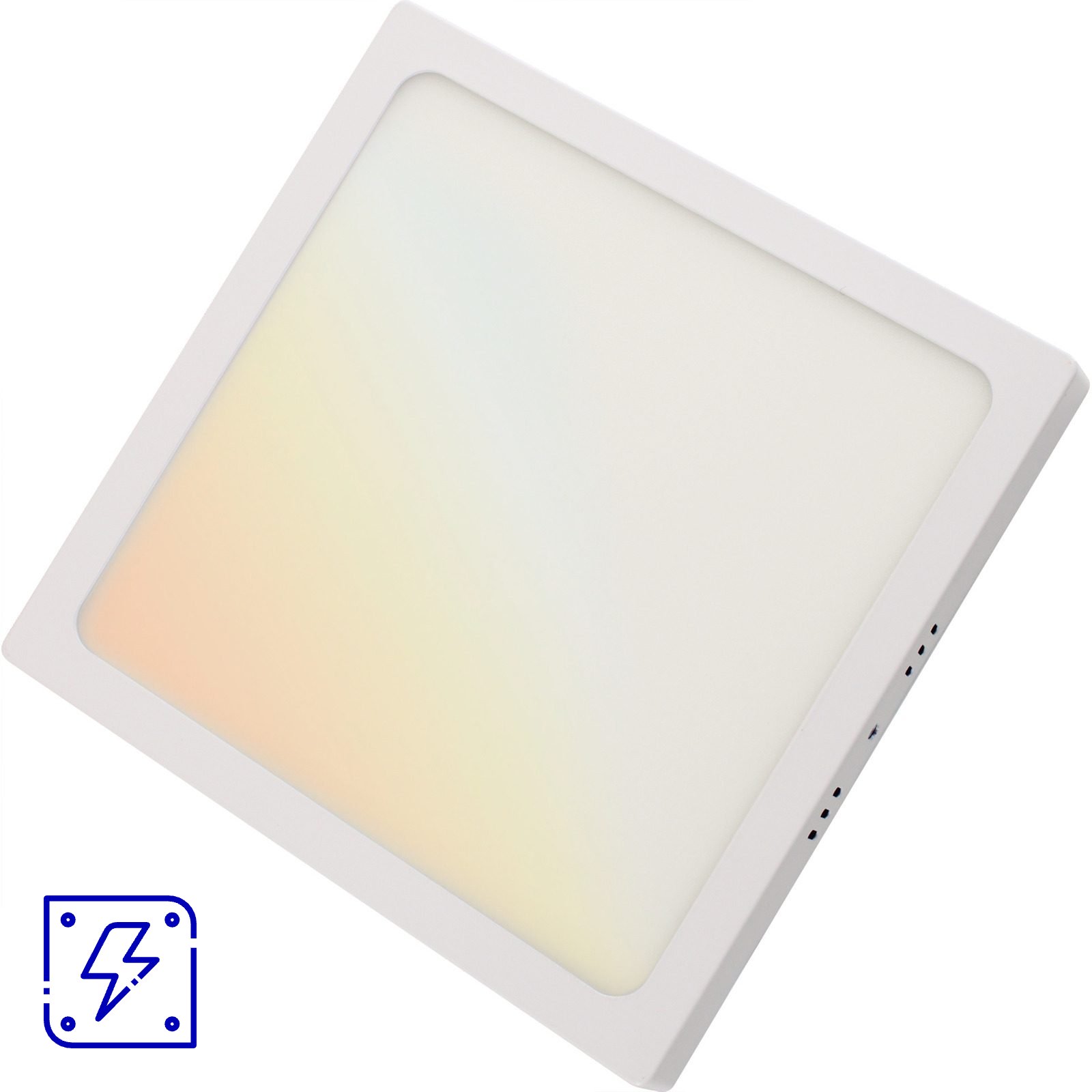Plafon Quadrado de Sobrepor Tramontina Smart Led 1440 lm 18 W 20 UNIDADES EMB.MINIMA