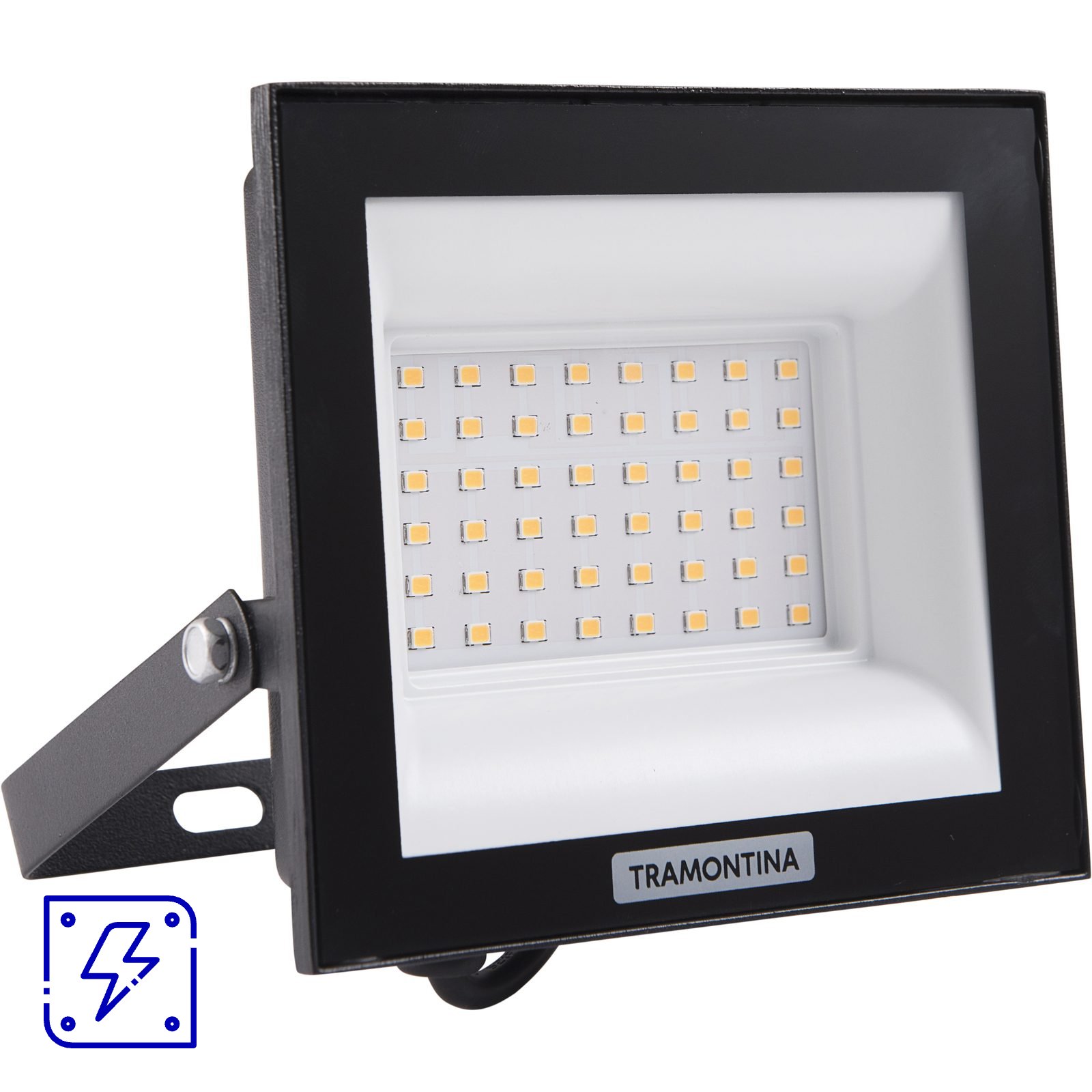 Refletor LED Tramontina 3400 lm 50W (T50) 3000 K Luz Amarela 10 UNIDADES EMB.MINIMA