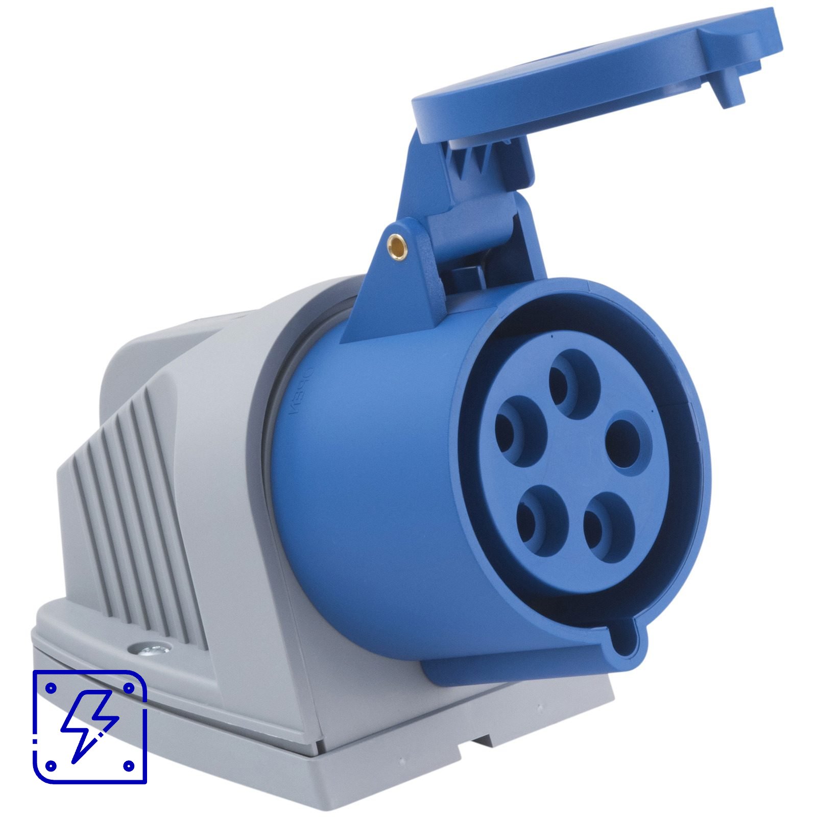 Tomada de Sobrepor Tramontina 3P+N+T 32 A 220-250 V 09h IP44 10 UNIDADES EMB.MINIMA