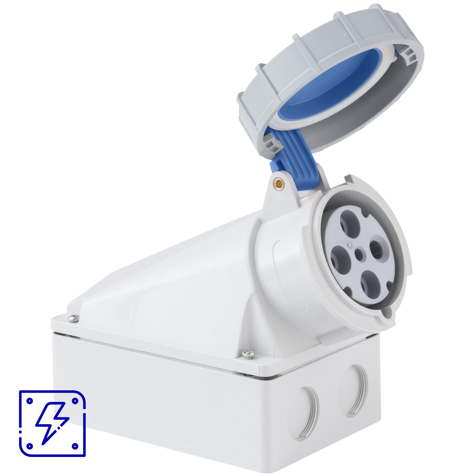 Tomada de Sobrepor Tramontina 3P+T 63 A 220-250 V 09h IP67 10 UNIDADES EMB.MINIMA