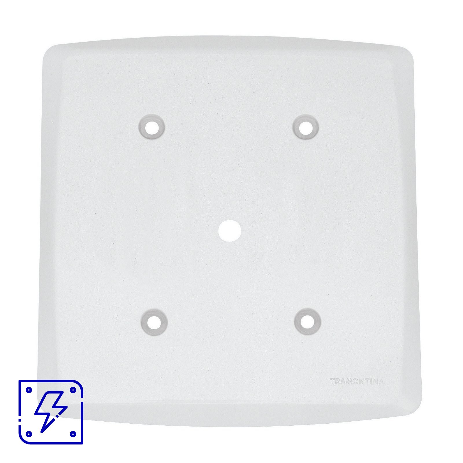 Placa 1 furo 9,5mm 4x4 1 UNIDADES EMB.MINIMA