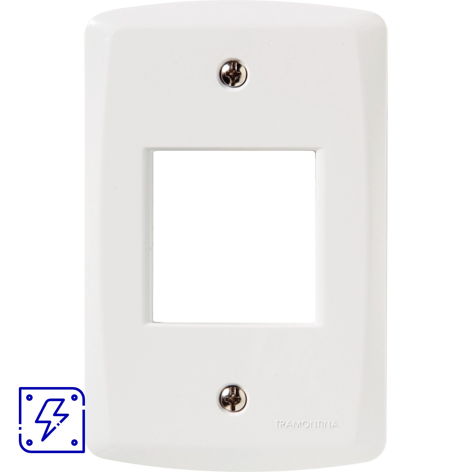 Placa 2 Postos Juntos 4x2 Tramontina Lux² Branca 20 UNIDADES EMB.MINIMA