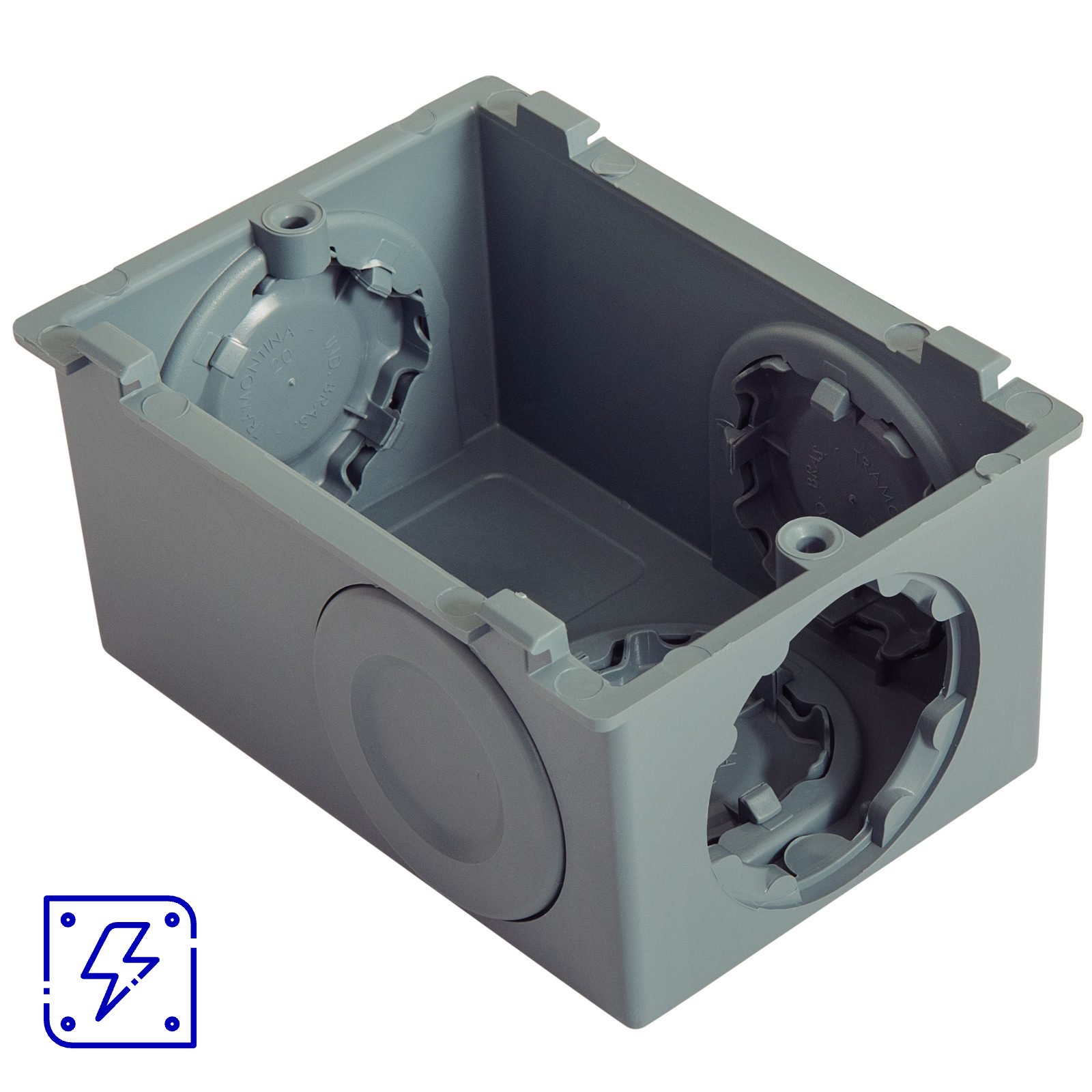 Condulete L Plastibox Tramontina Cinza 48 UNIDADES EMB.MINIMA
