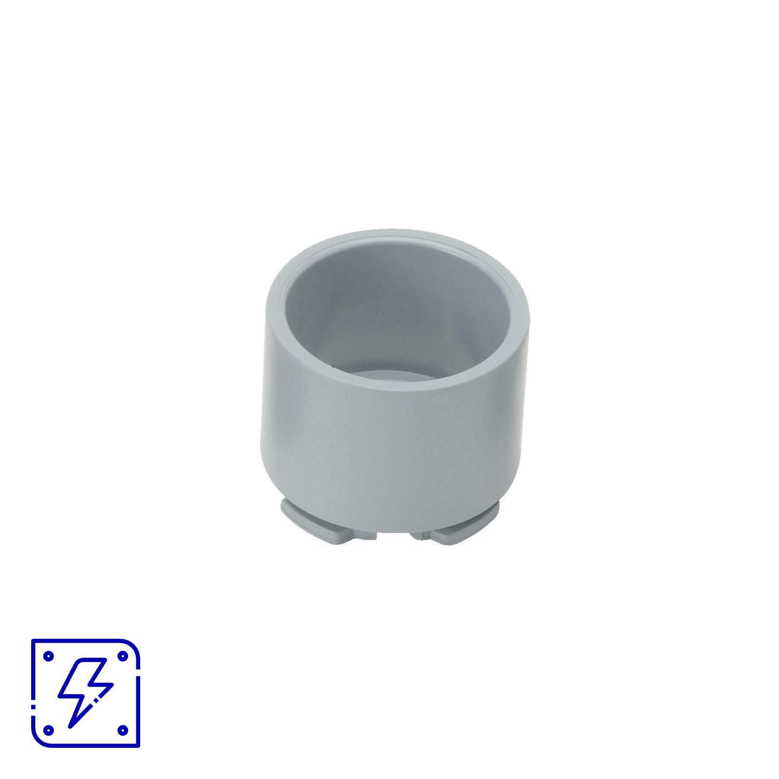 Conector de Saída 1" Tramontina Cinza Escuro para Plastibox 100 UNIDADES EMB.MINIMA