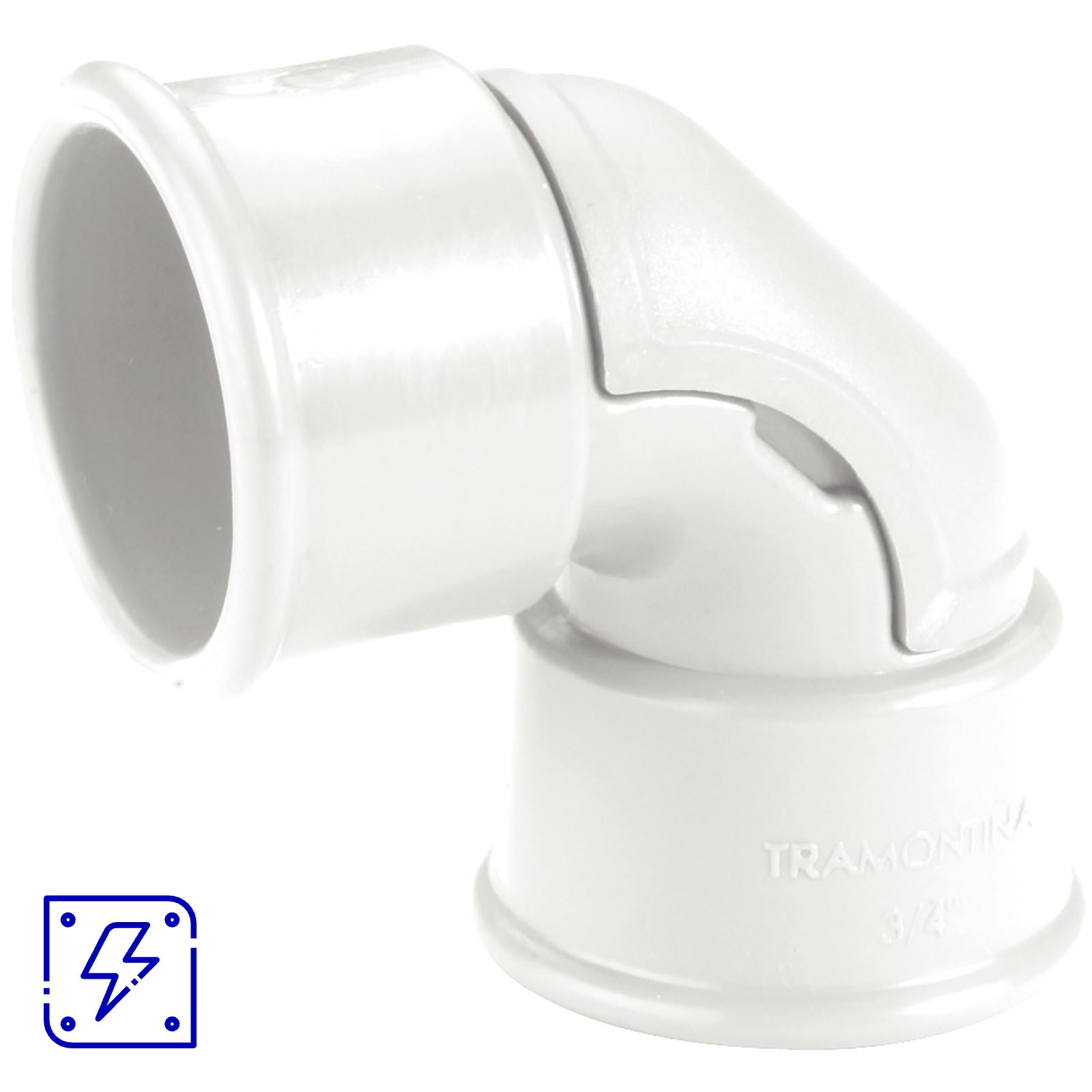 Cotovelo 90° 3/4" Tramontina Branco 50 UNIDADES EMB.MINIMA