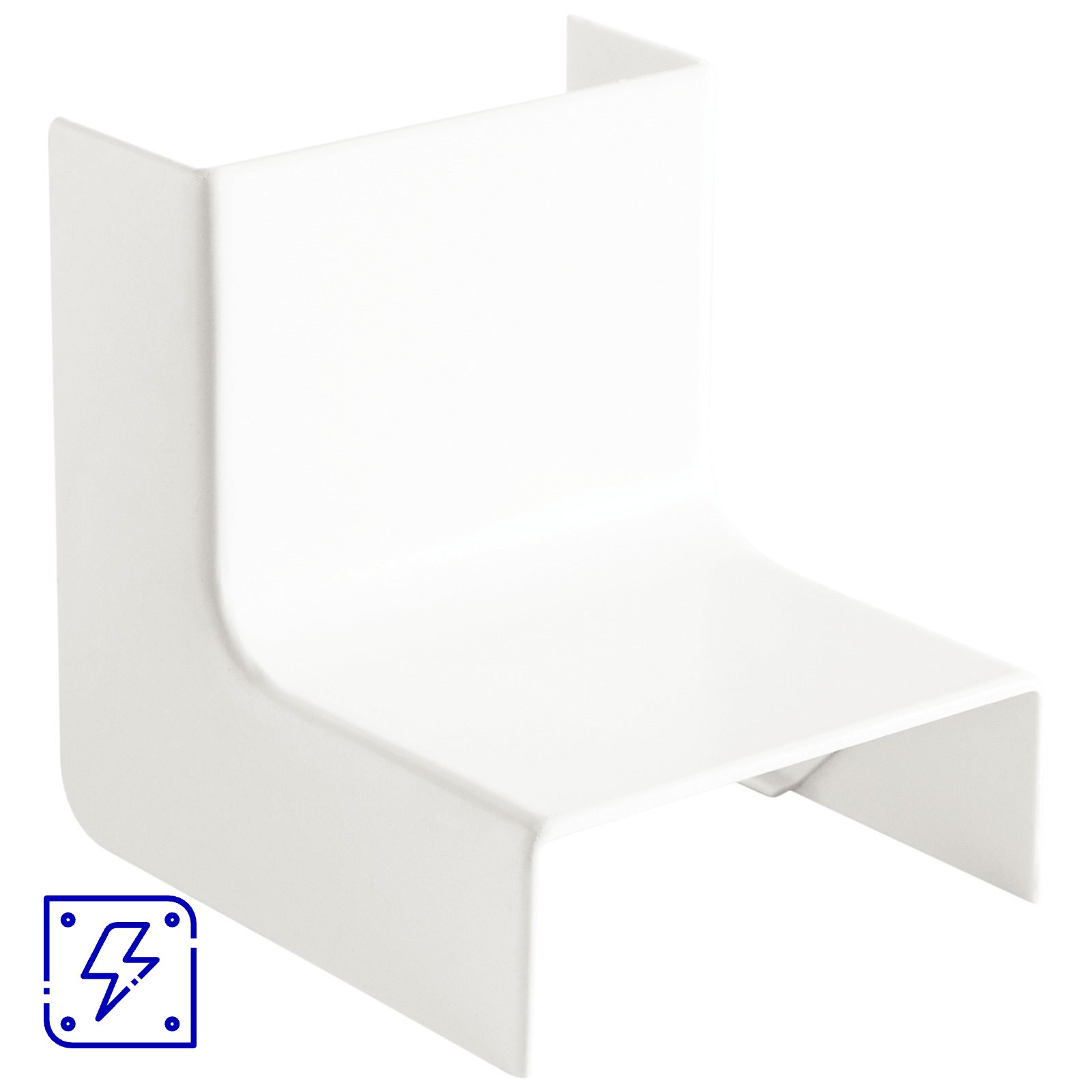 Cotovelo Interno para Canaleta 50x20mm Branco Lizflex 25 UNIDADES EMB.MINIMA