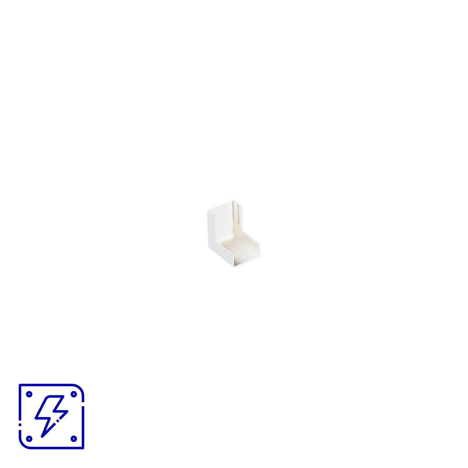 Cotovelo Externo para Canaleta 40x20mm Branco Lizflex 25 UNIDADES EMB.MINIMA