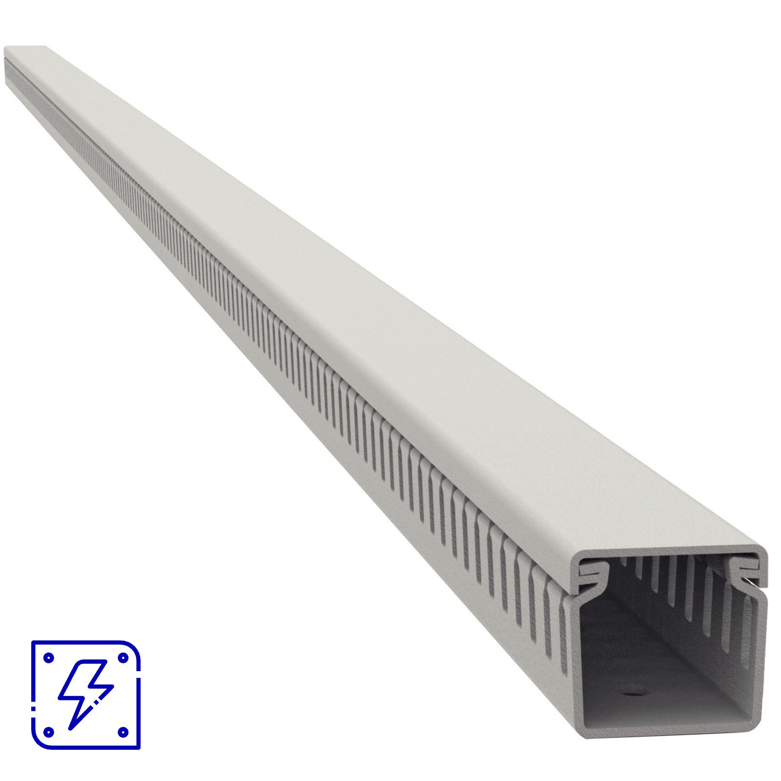 Canaleta para Painel Aberta 30x30x2000 mm Tramontina Cinza 12 UNIDADES EMB.MINIMA