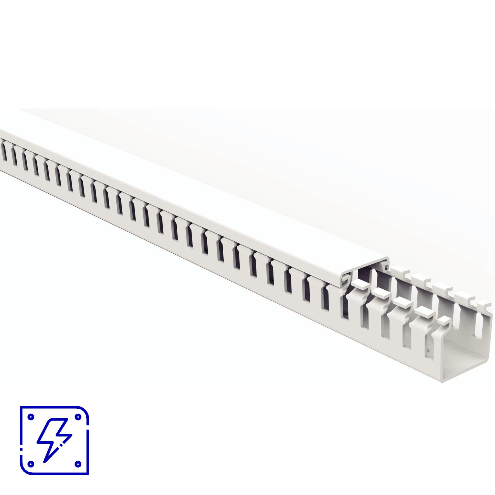 Canaleta para Painel Tramontina Aberta Branca 30x30x2000 mm 12 UNIDADES EMB.MINIMA