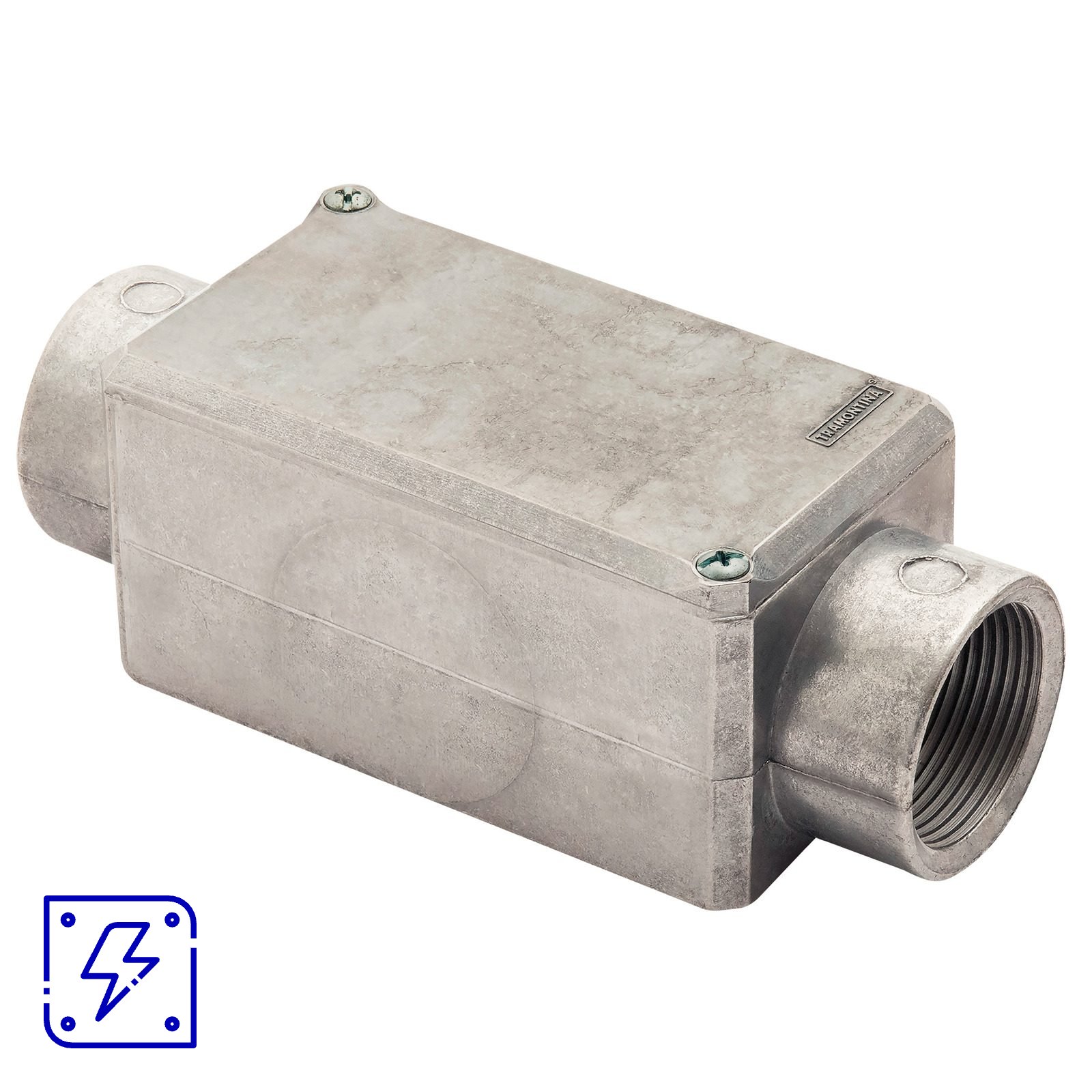 Condulete Fixo 1.1/4" Tipo C Tramontina com Rosca BSP e com Tampa 6 UNIDADES EMB.MINIMA