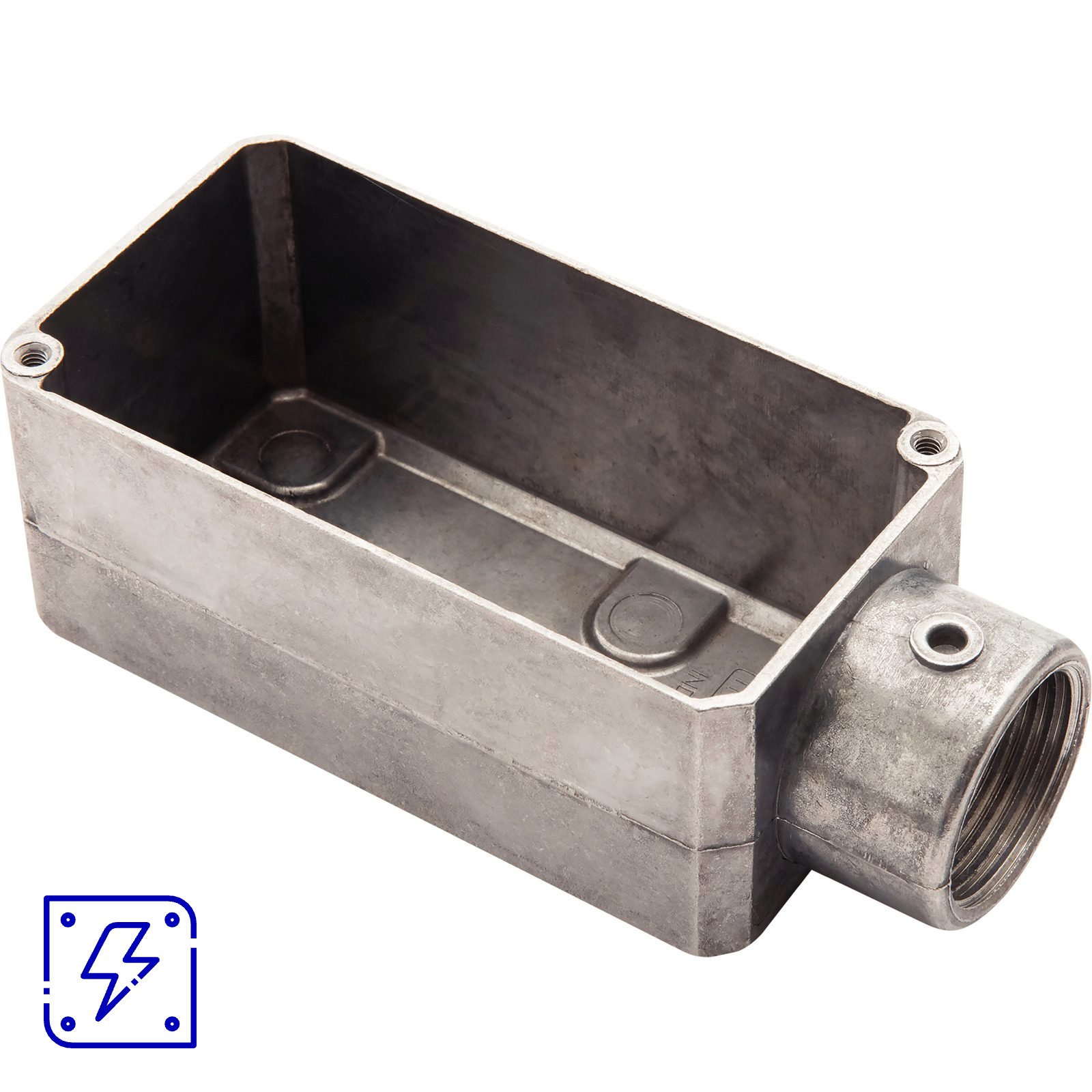 Condulete Fixo 1" Tramontina Tipo E sem Tampa com Rosca BSP 12 UNIDADES EMB.MINIMA