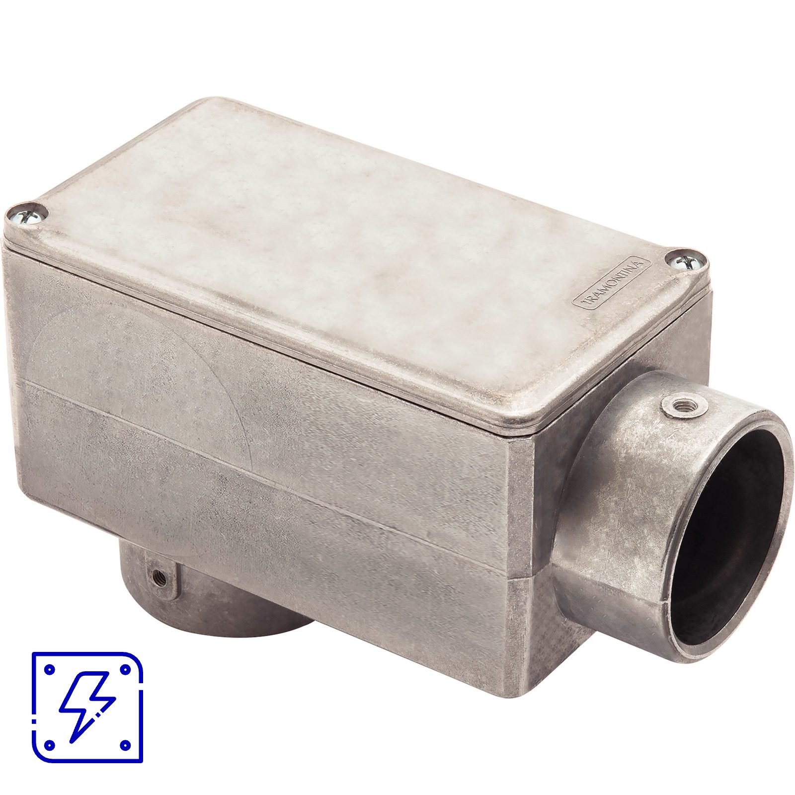 Condulete Fixo 1.1/4" Tipo LB Tramontina com Tampa sem Rosca 6 UNIDADES EMB.MINIMA