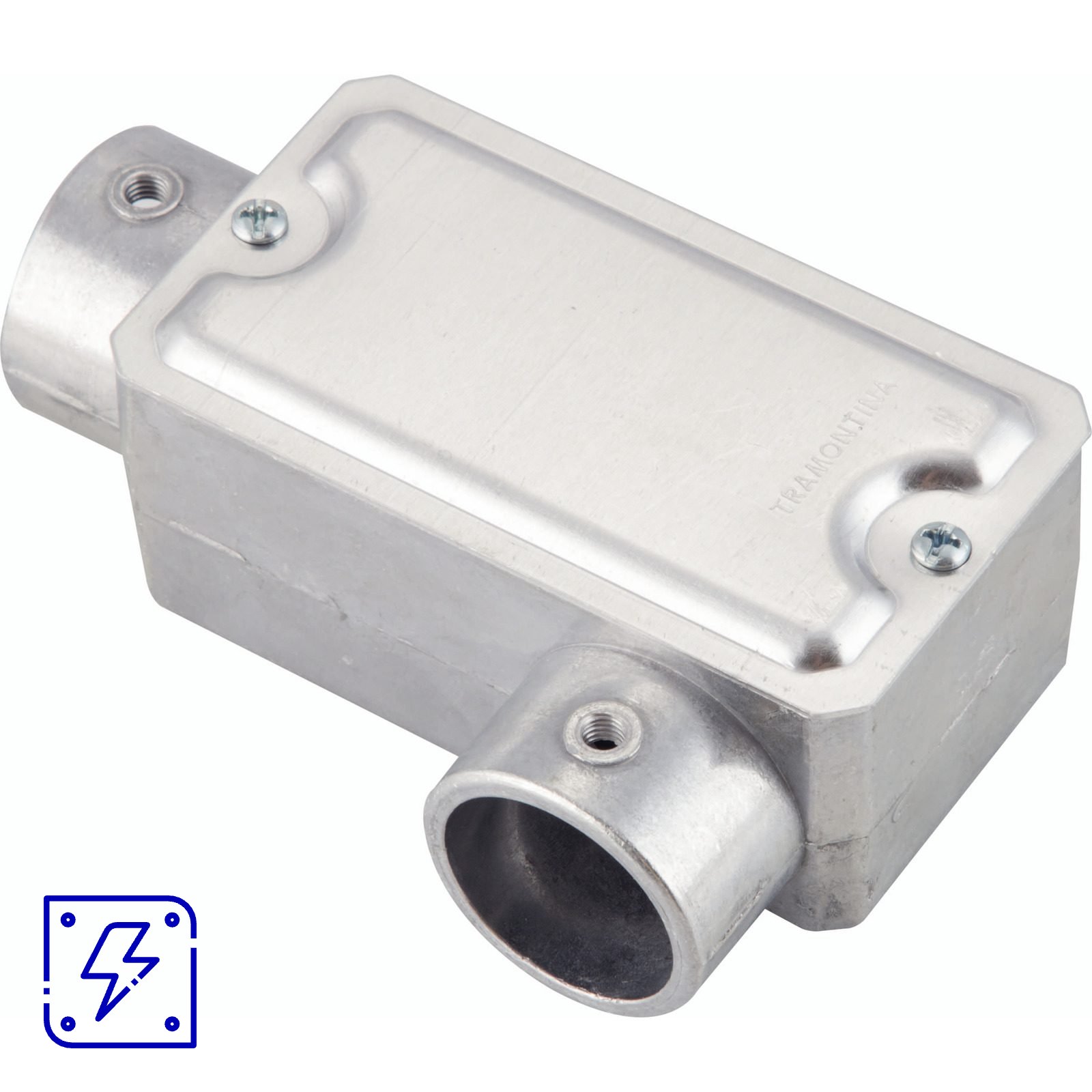 Condulete Fixo 3/4" Tipo LL Tramontina com Tampa sem Rosca 12 UNIDADES EMB.MINIMA