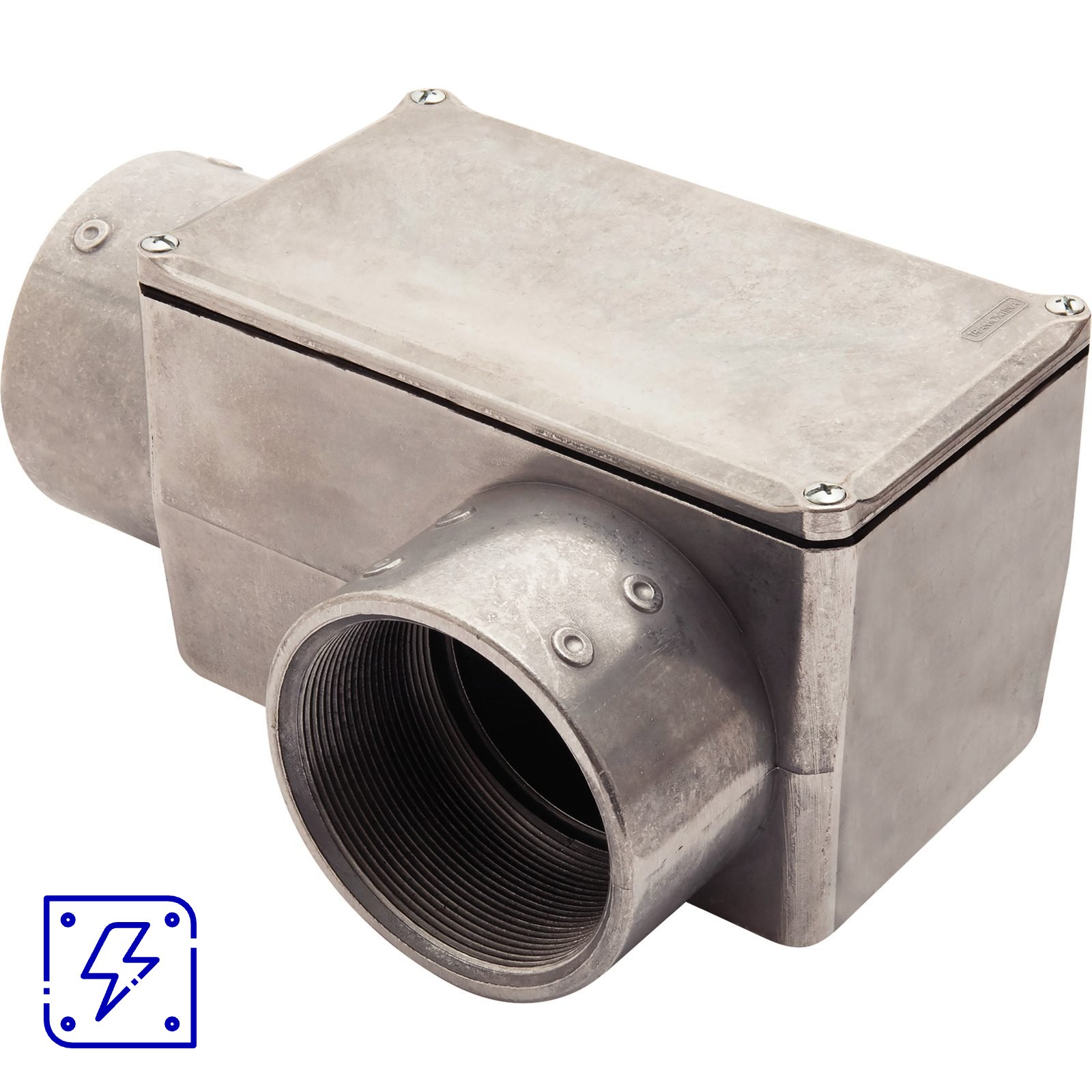 Condulete Fixo 2.1/2" Tipo LL Tramontina com Tampa e com Rosca 2 UNIDADES EMB.MINIMA