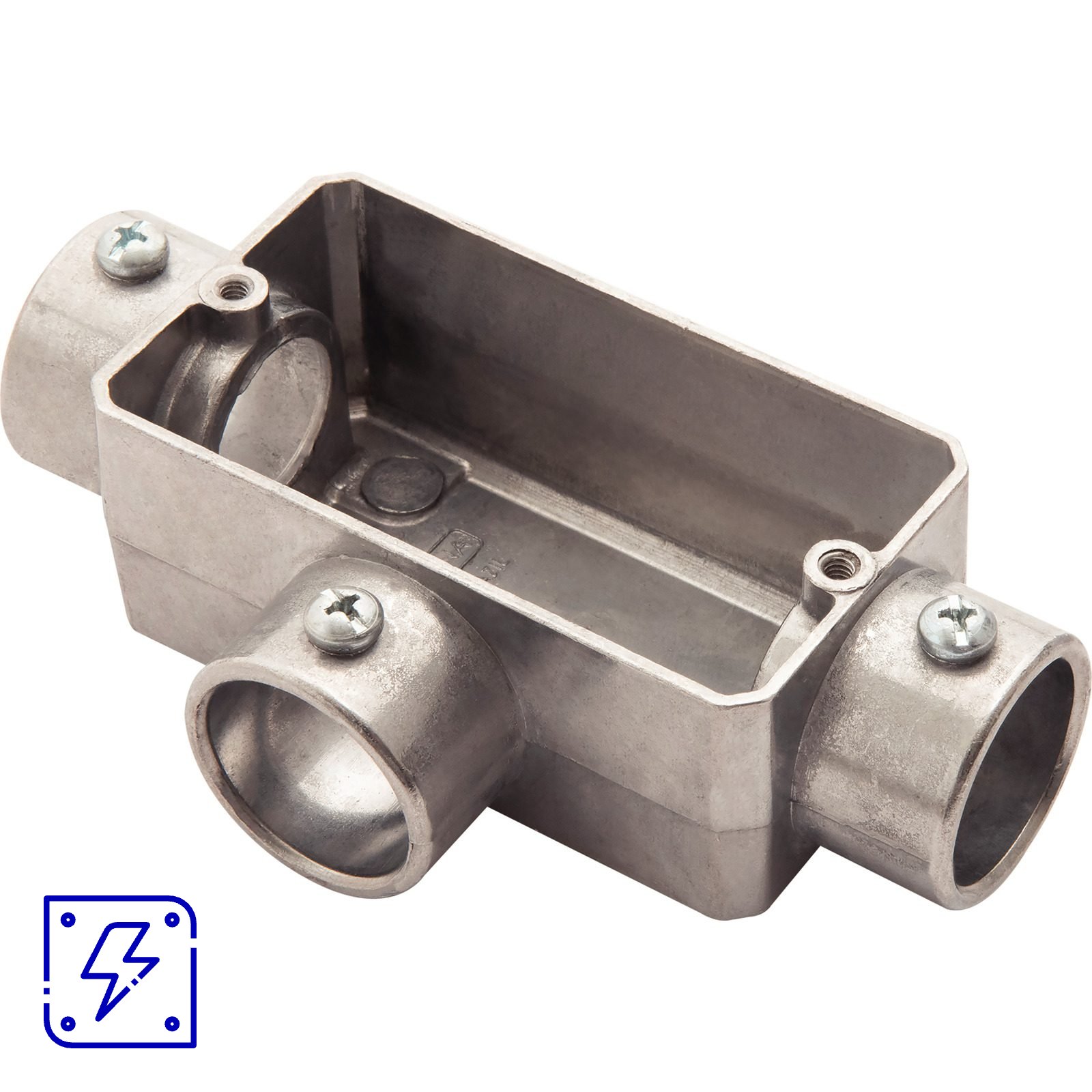 Condulete Tipo T 3/4" Fixo Tramontina sem Tampa sem Rosca e sem Pintura 12 UNIDADES EMB.MINIMA