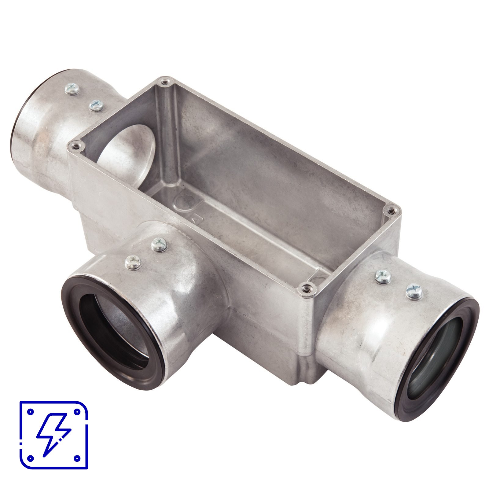 Condulete 1.1/2" Tipo T Classe IV Tramontina com Vedação 6 UNIDADES EMB.MINIMA