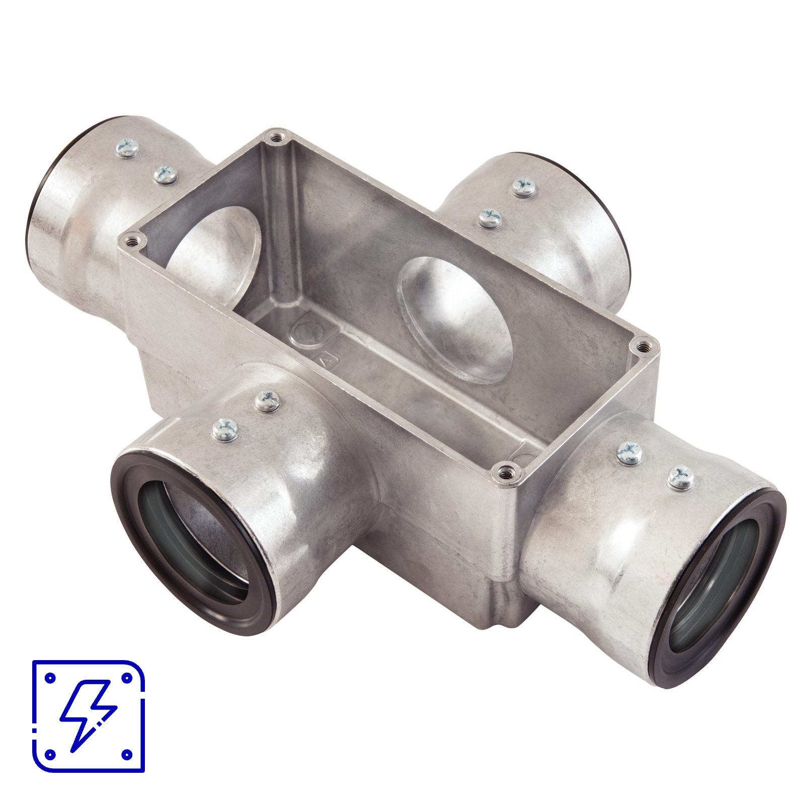 Condulete 1.1/2" Tipo X Classe IV Tramontina com Vedação 6 UNIDADES EMB.MINIMA