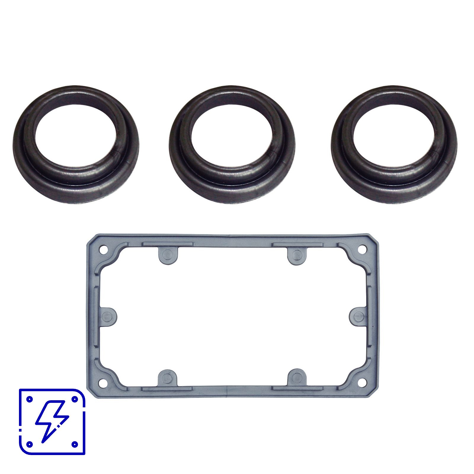 Kit Vedação para Condulete Fixo 3/4" IP54 Tramontina 24 UNIDADES EMB.MINIMA