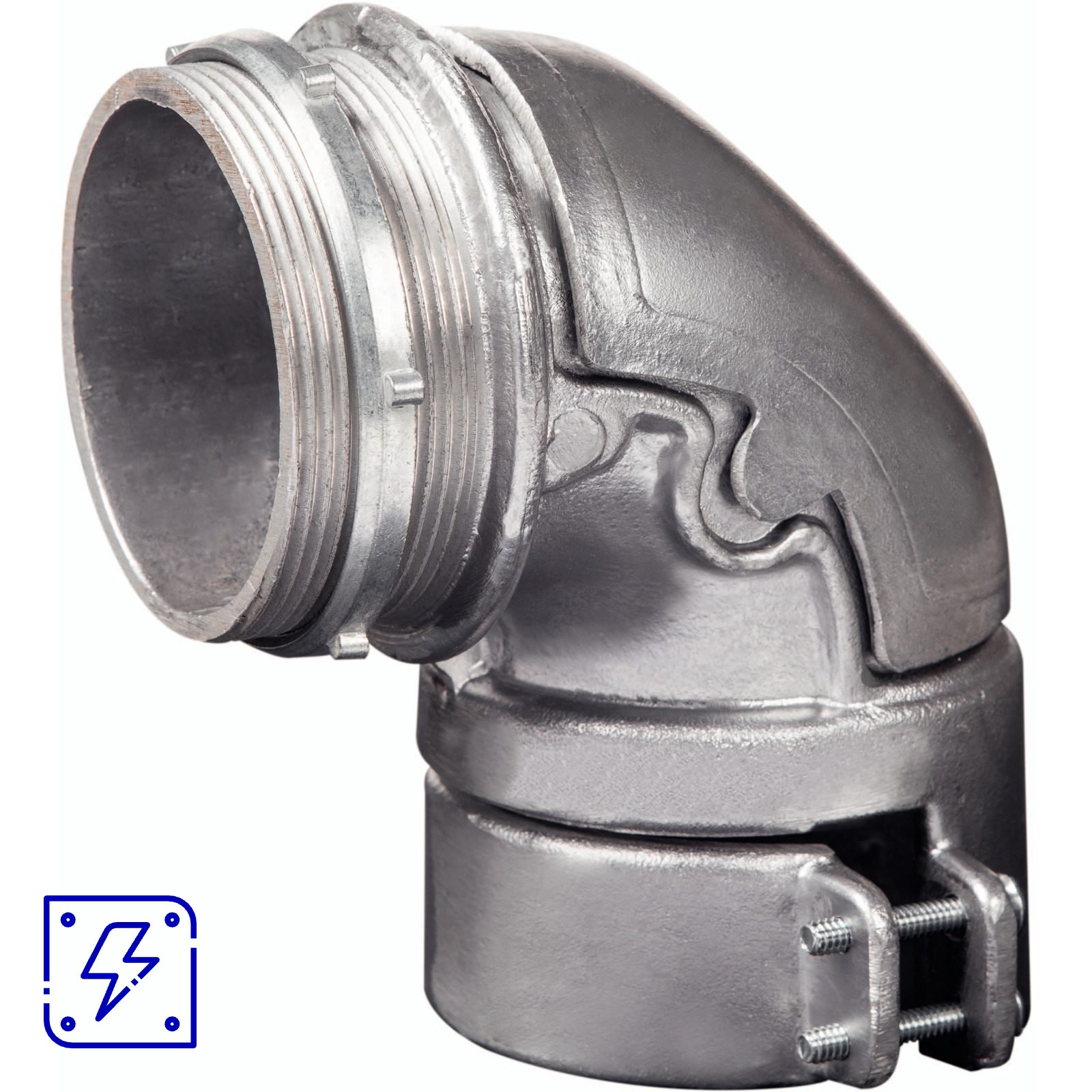 Conector Curvo 4" Tramontina com Rosca 5 UNIDADES EMB.MINIMA