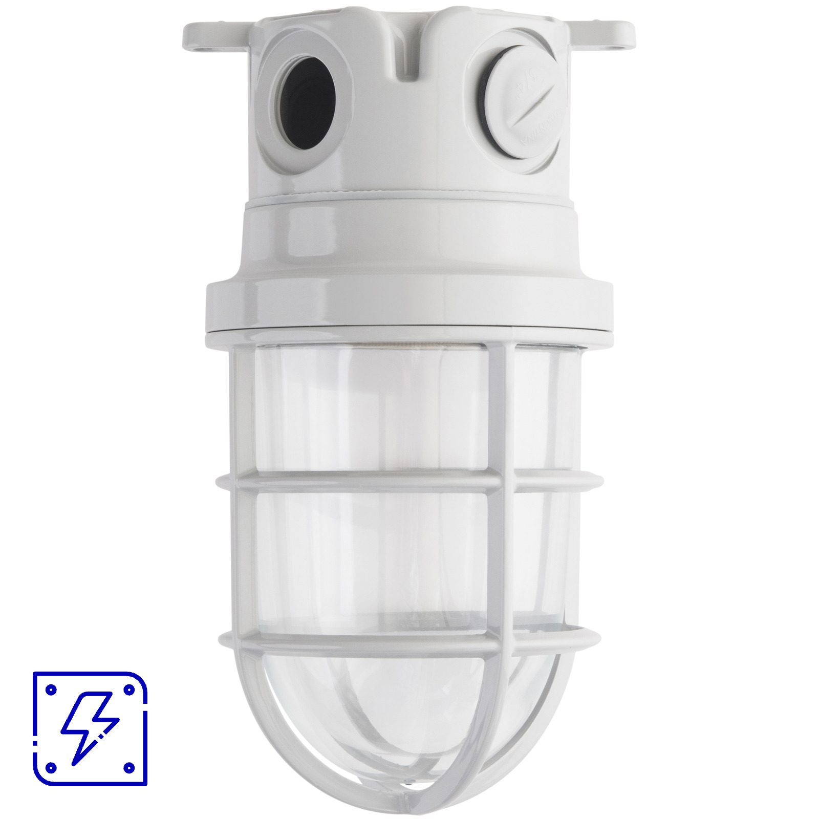 Blindado Plafonier 100 W Tramontina em Alumínio com Soquete E-27 1 UNIDADES EMB.MINIMA