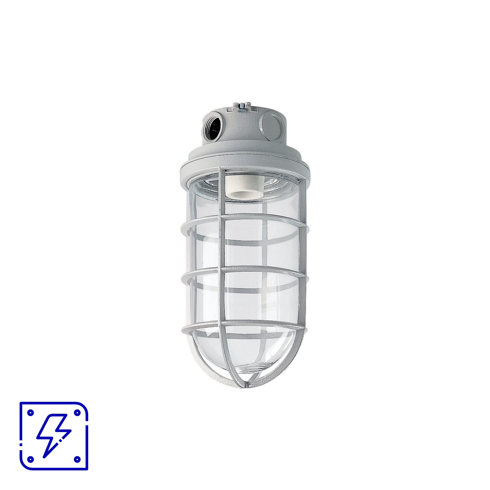 Blindado Plafonier 300 W Tramontina em Alumínio com Soquete E-40 1 UNIDADES EMB.MINIMA