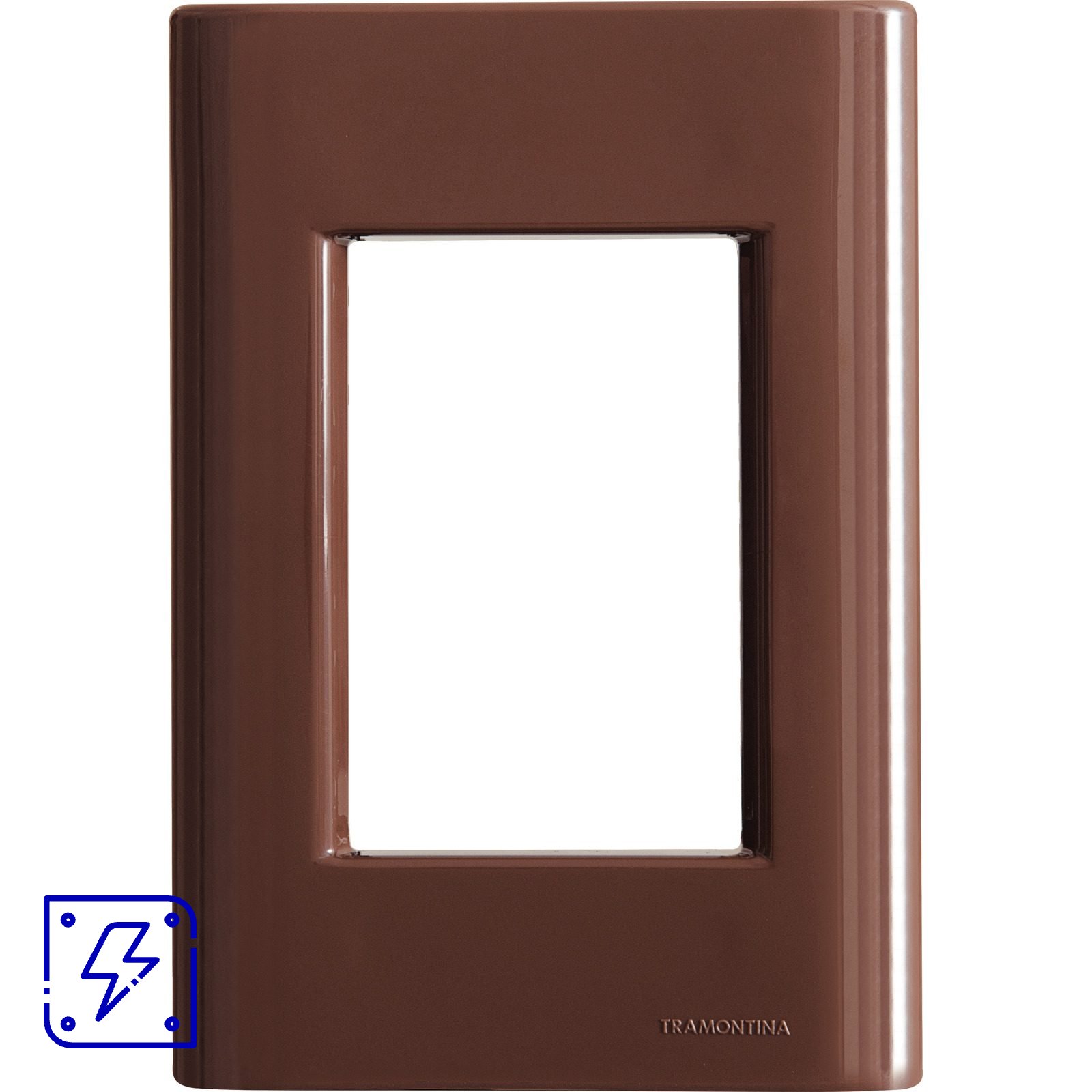 Placa 3 Postos 4x2 Tramontina Giz Madeira sem Suporte 20 UNIDADES EMB.MINIMA