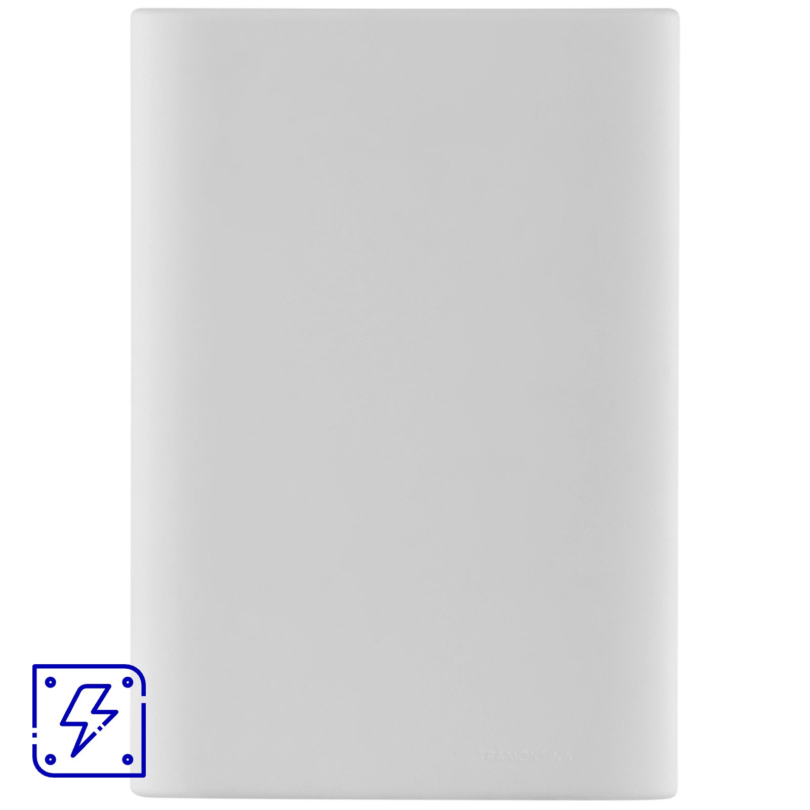 Placa Cega 4x2 Tramontina Giz com Suporte Branco Soft Touch 20 UNIDADES EMB.MINIMA