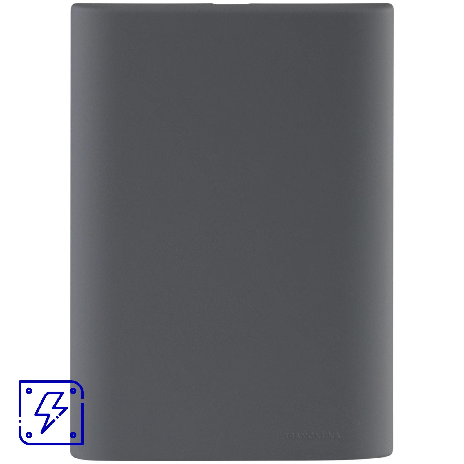 Placa Cega 4x2 Tramontina Giz com Suporte Titânio Soft Touch 20 UNIDADES EMB.MINIMA