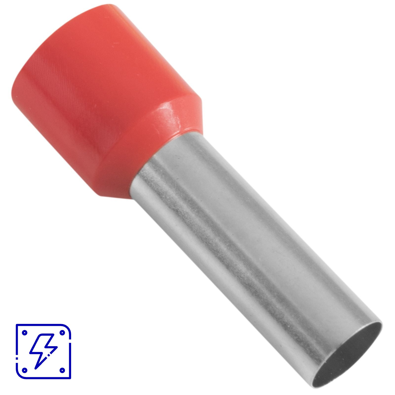 Terminais de Conexão Tubulares Tramontina em cobre estanhado e nylon 35 mm² x 25 Vermelho 10 Peças 50 UNIDADES EMB.MINIMA